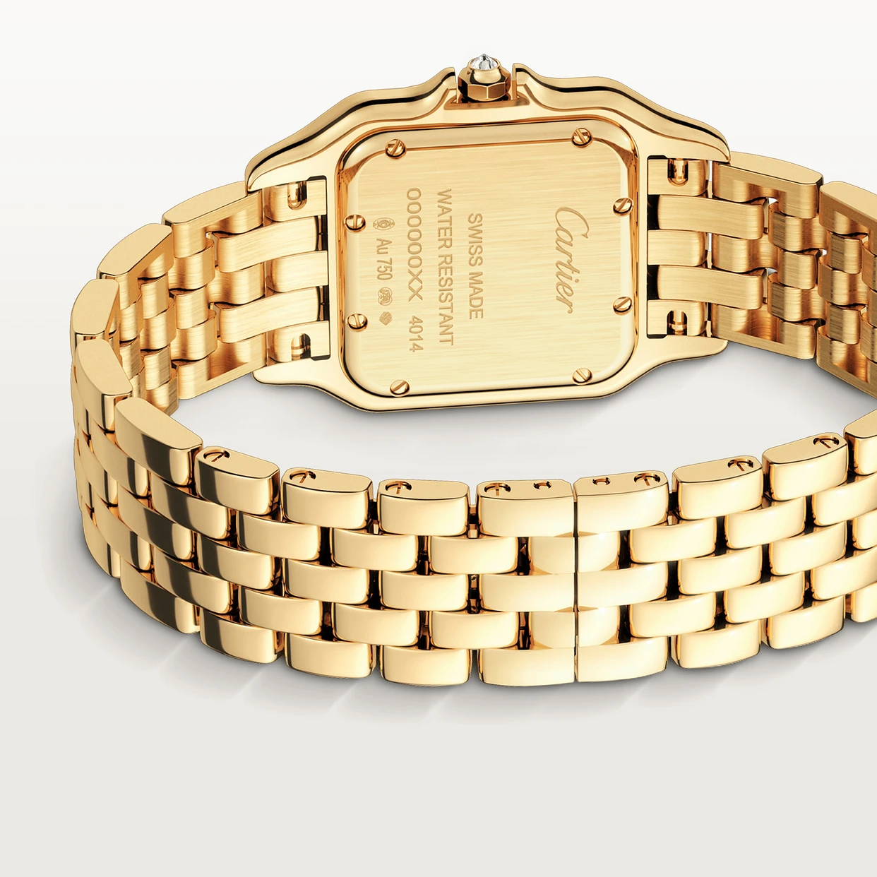 CARTIER PANTHÈRE Yellow Gold Diamond 36mm Medium Model WJPN0016