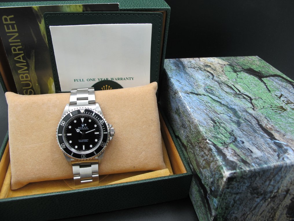 Rolex Submariner Series 114060-0002 Black Disk Watch (Black Water Ghost)