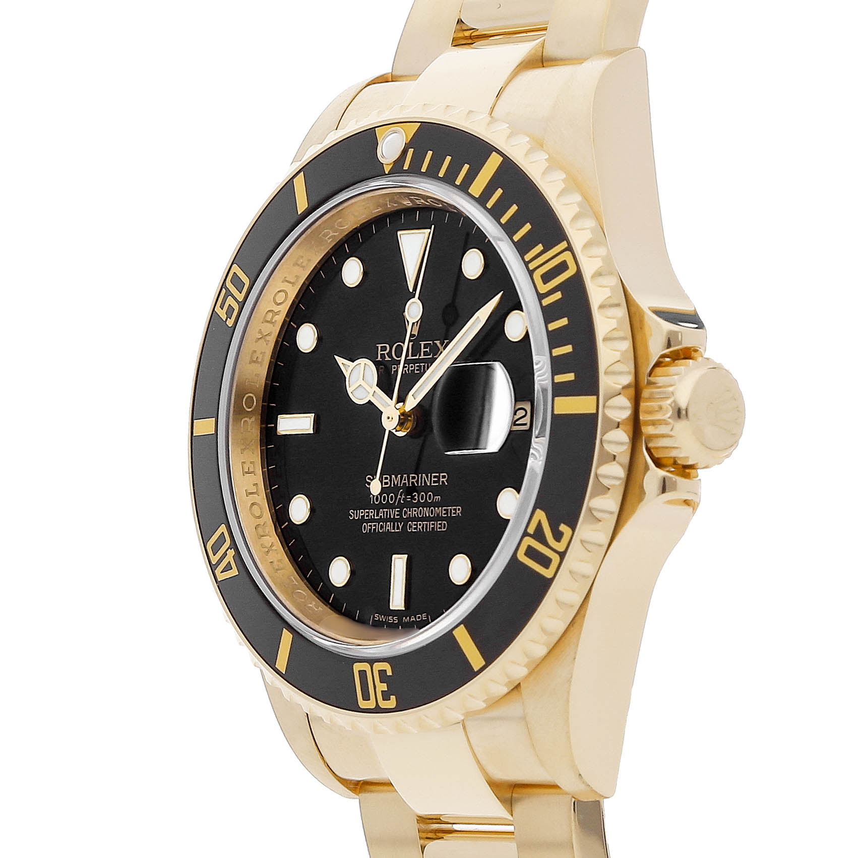 Rolex Super Clone Watch : Submariner Date 16618 BLK IX OYS