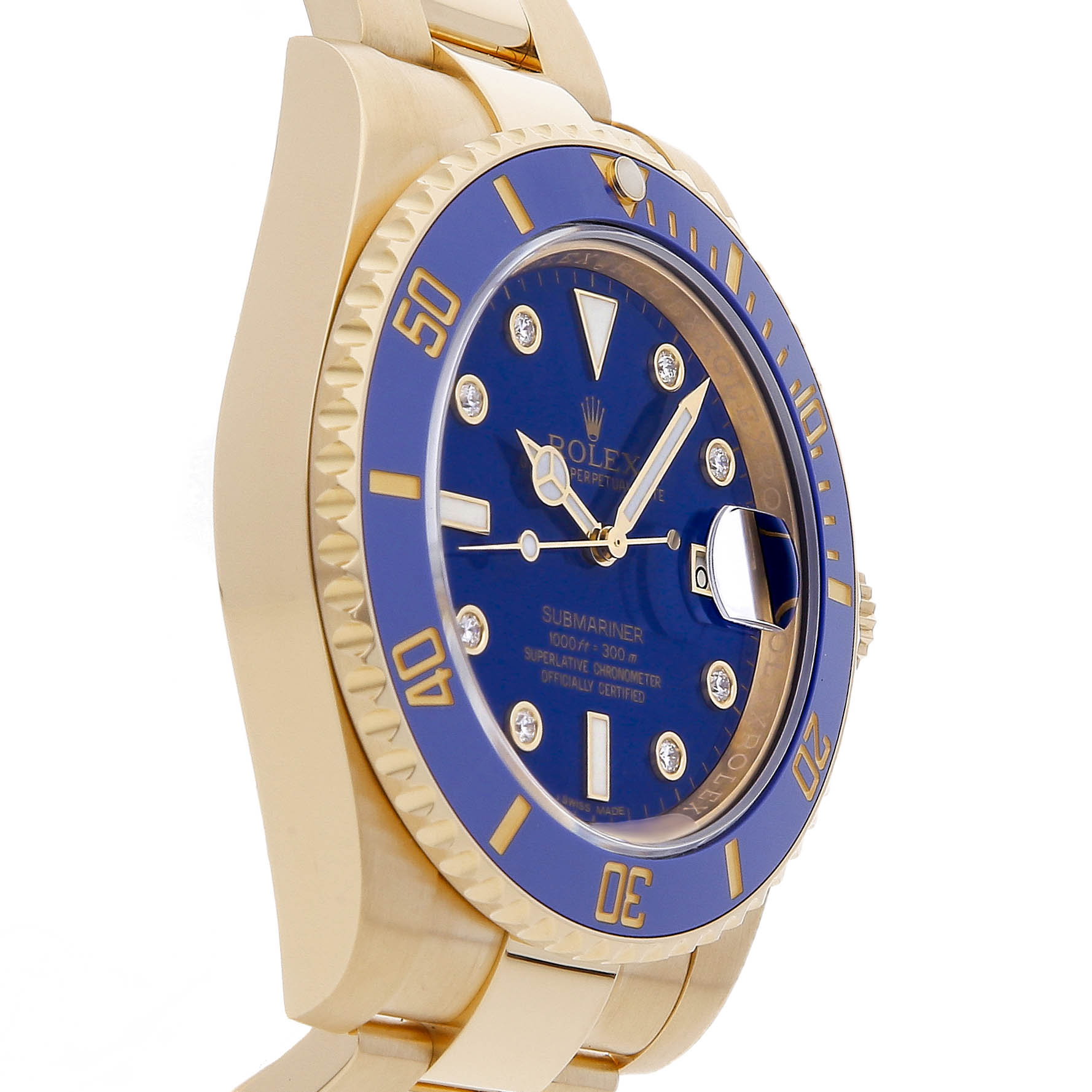 Rolex Super Clone Watch : Submariner Date 116618LB BLU DI OYS