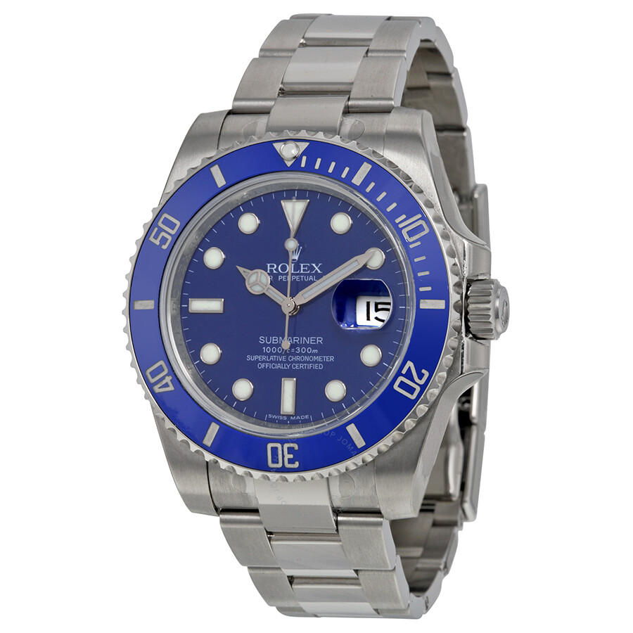 Rolex Submariner 116619LN-97209 Blue dial watch