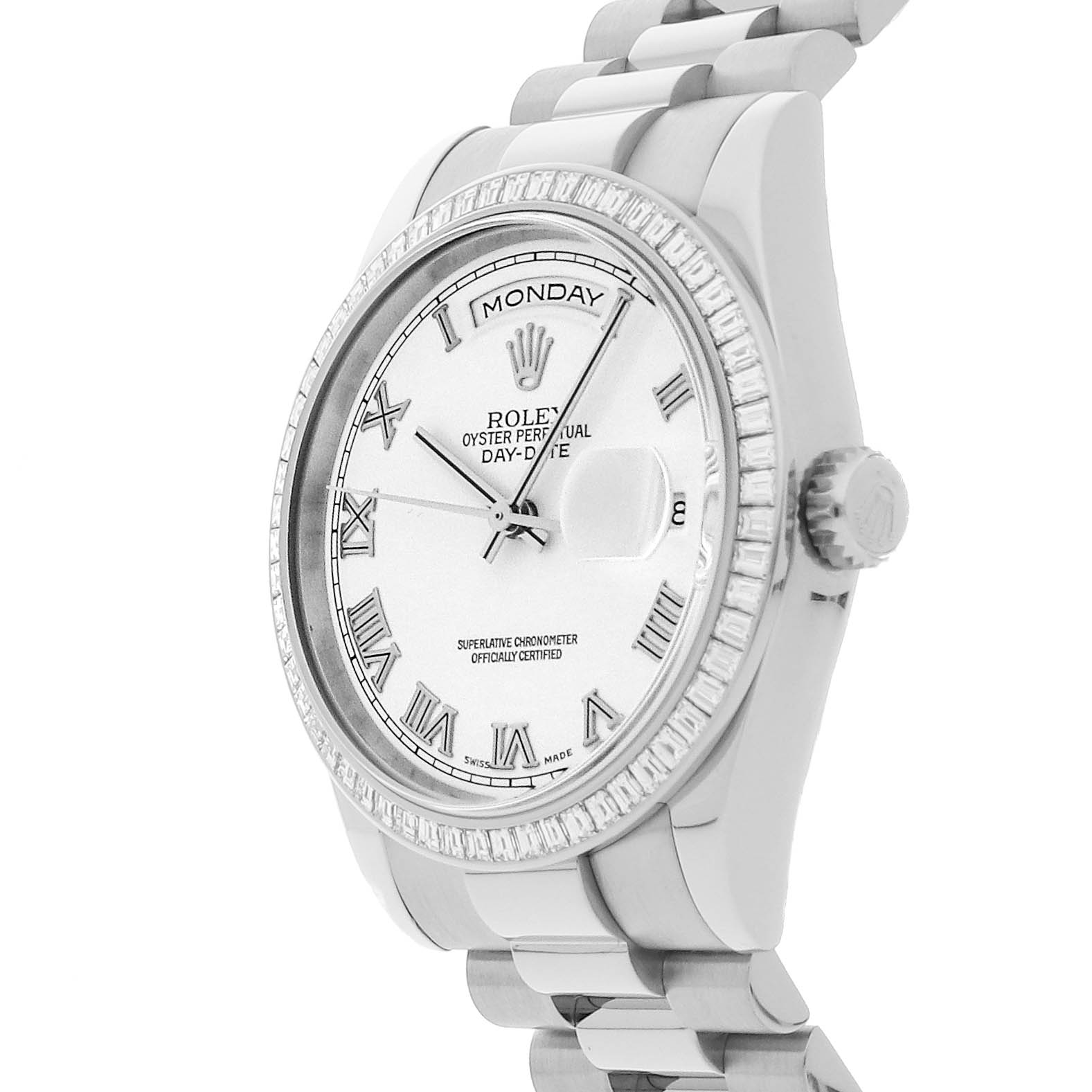 Rolex Super Clone Watch : Day-Date 118399BR WHT ROM PRS
