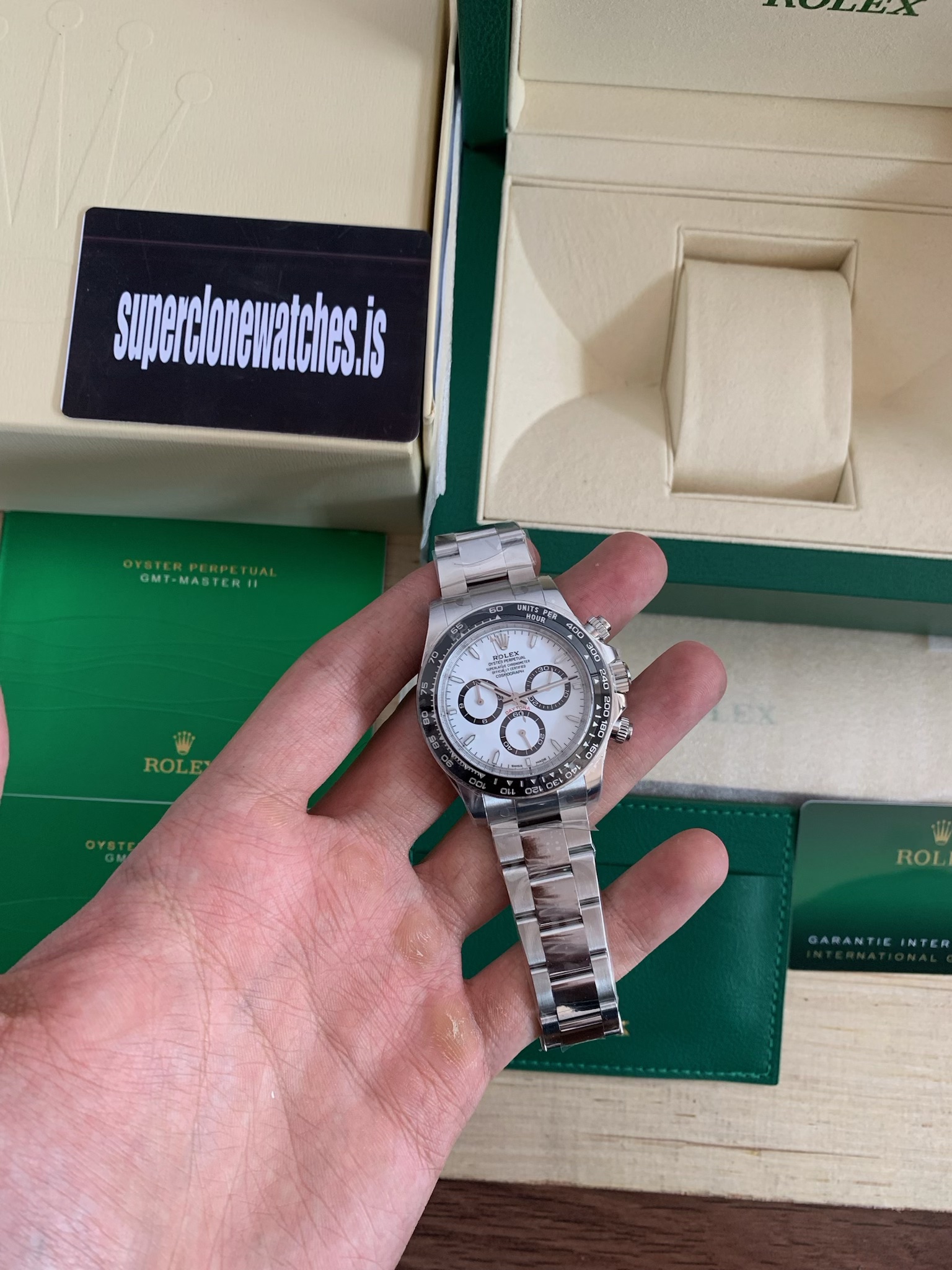 Rolex Daytona Replica Ref.126500 Panda 4131 Movement 904L Stainless Steel 2023 Latest Version