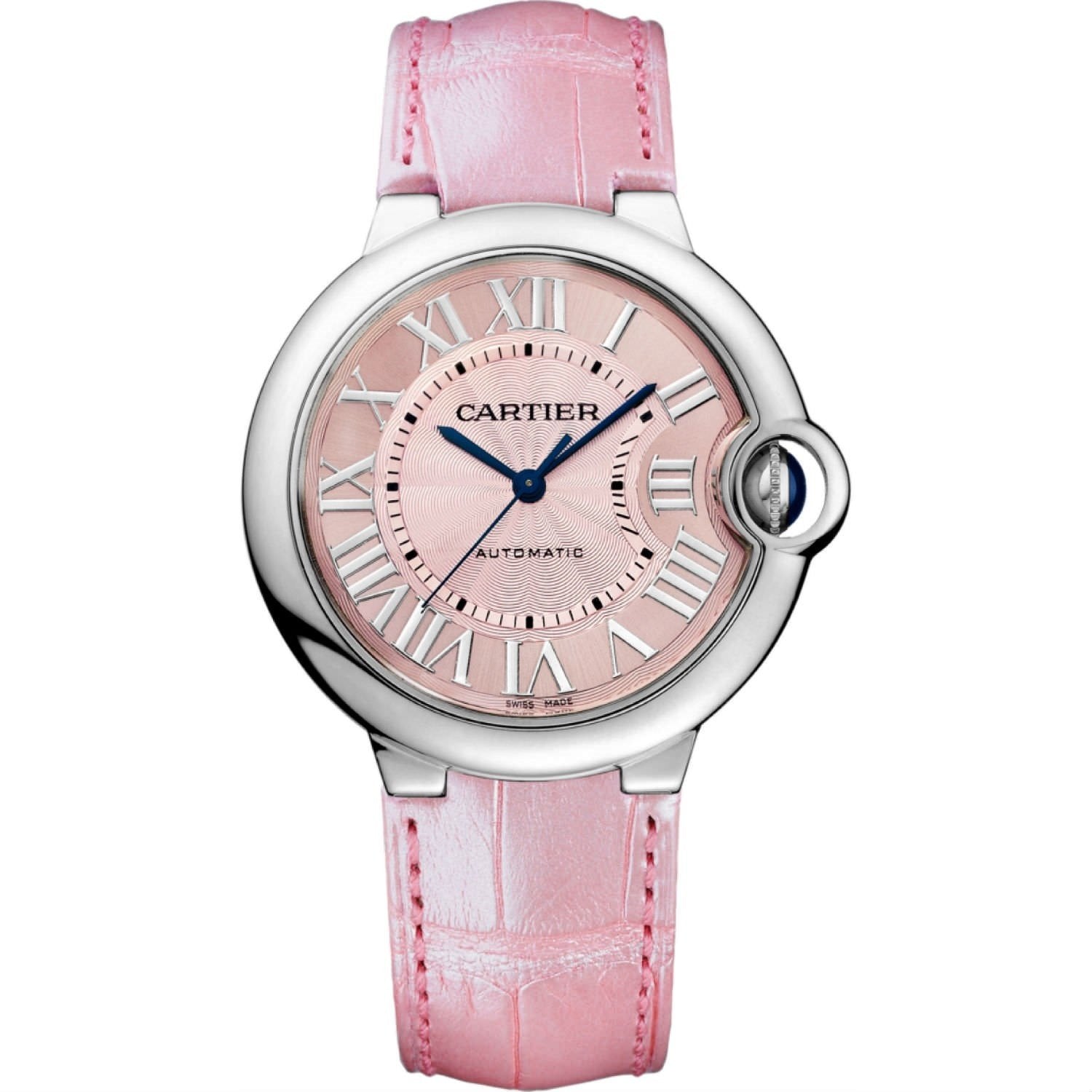 CARTIER Ballon Bleu Pink Dial 36mm WSBB0007