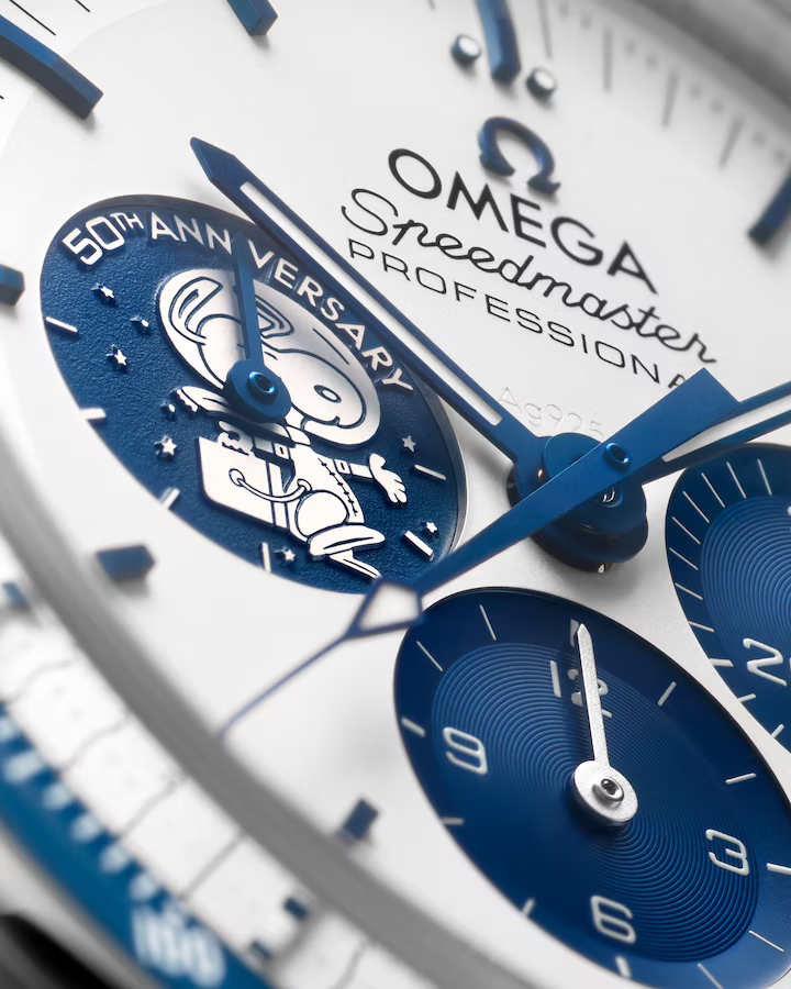 Omega Seamster Silver Snoopy Award 50 Anniversary Limited Swiss ETA Automatic Mens Watch