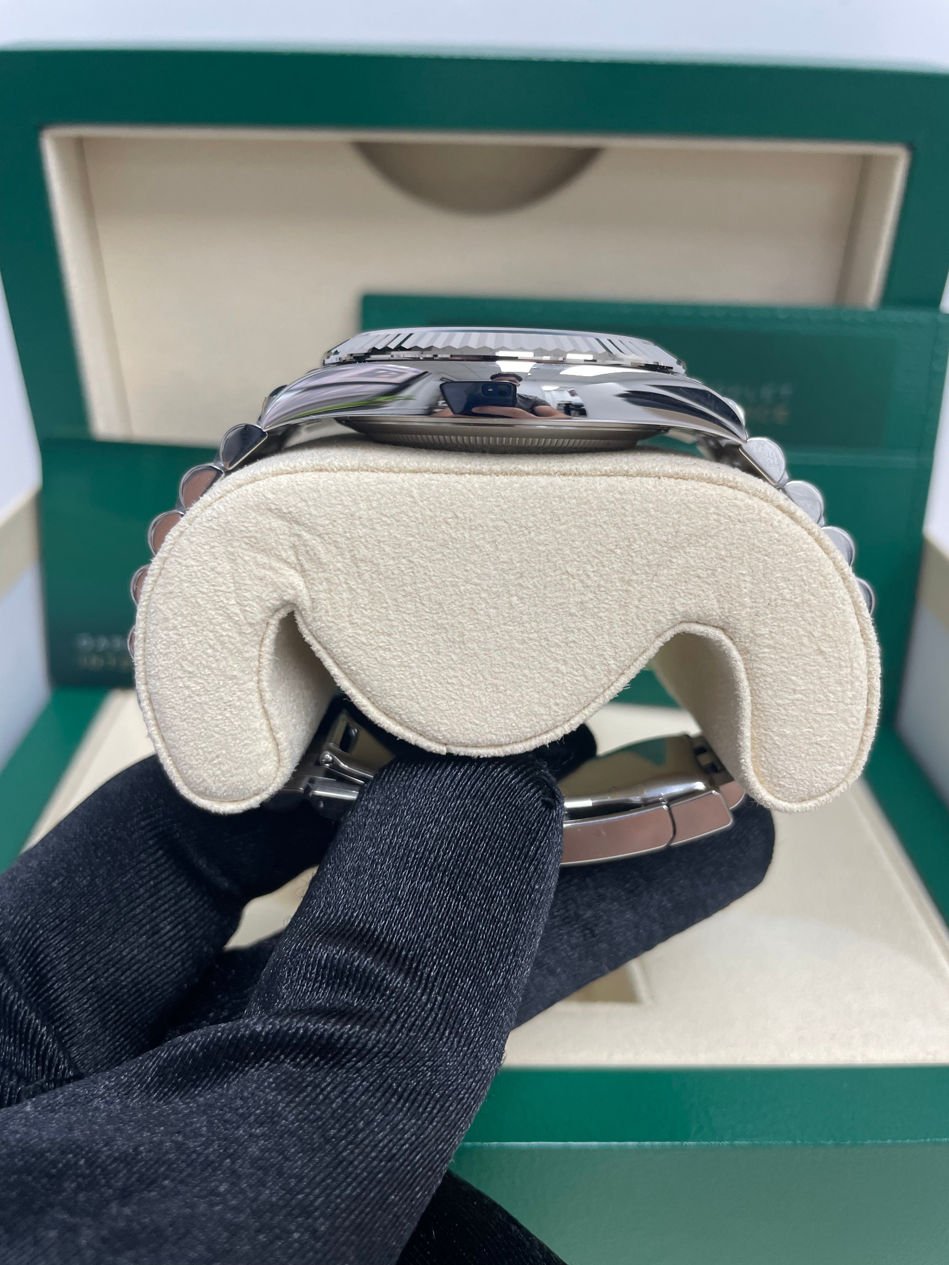 Rolex Datejust 41/ Stainless Steel & White Gold/ Dark Rhodium Index Dial/ Jubilee Bracelet (Ref# 126334)