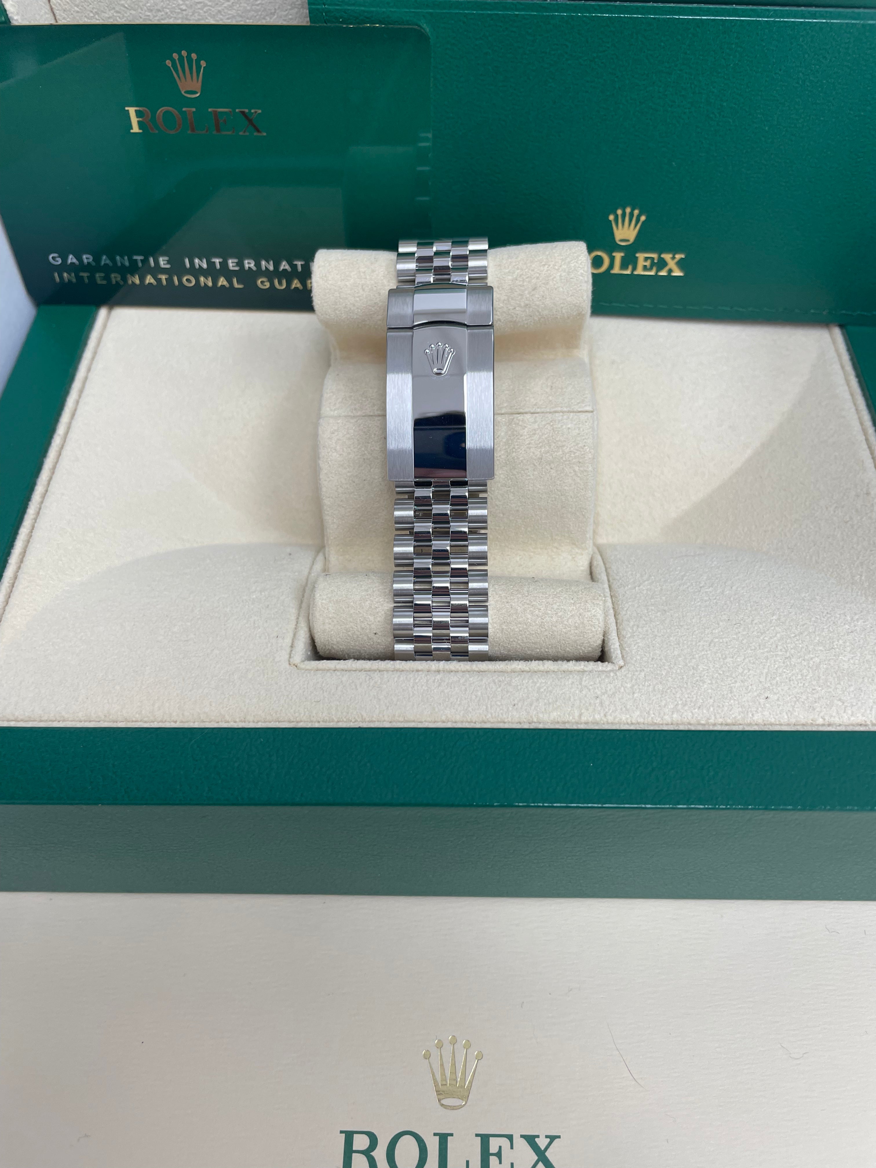 Rolex Datejust 41/ Stainless Steel & White Gold/ Dark Rhodium Index Dial/ Jubilee Bracelet (Ref# 126334)