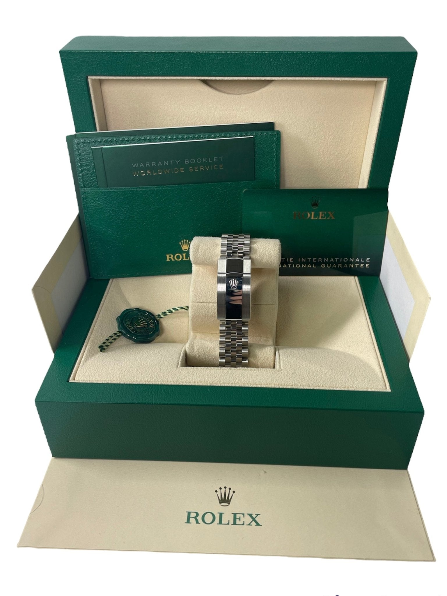 Rolex Datejust 41 White Gold and Steel Silver Index Fluted Bezel (Ref#126334)