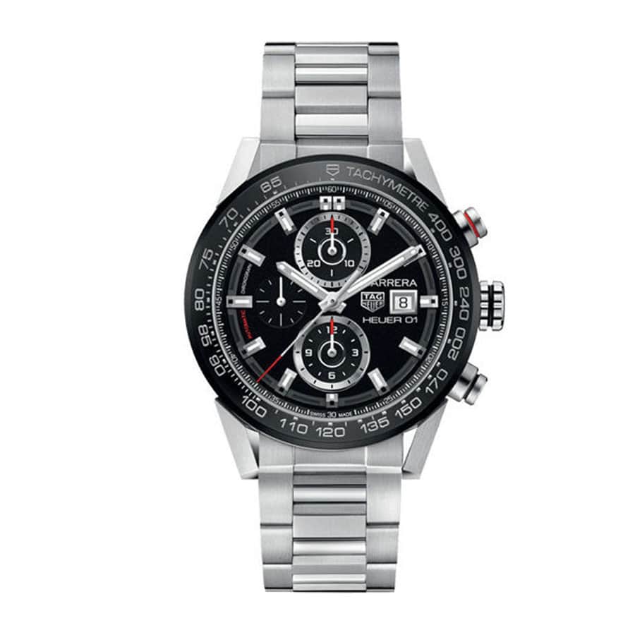 TAG Heuer Carrera Steel Black Replica CAR201Z.BA0714