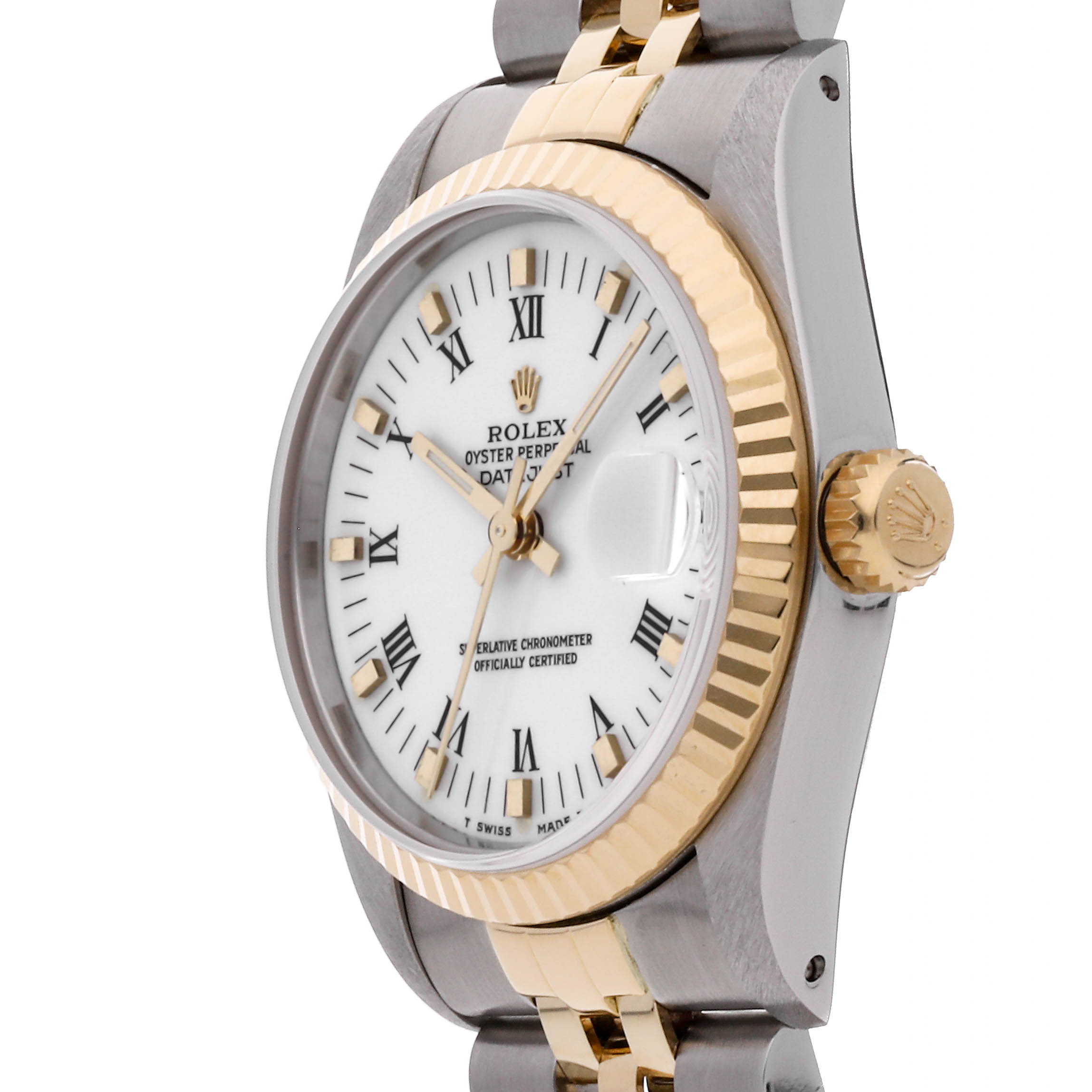 Rolex Super Clone Watch : Datejust 68273 WHT ROM IX JUB