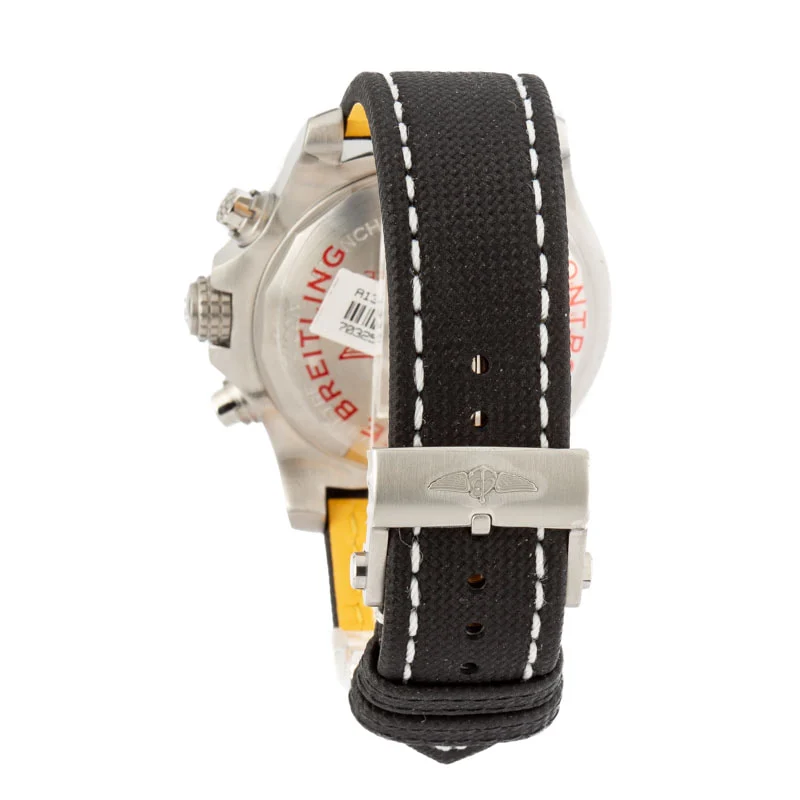 Breitling Super Avenger II Black Steel M133711A/BF30 Replica