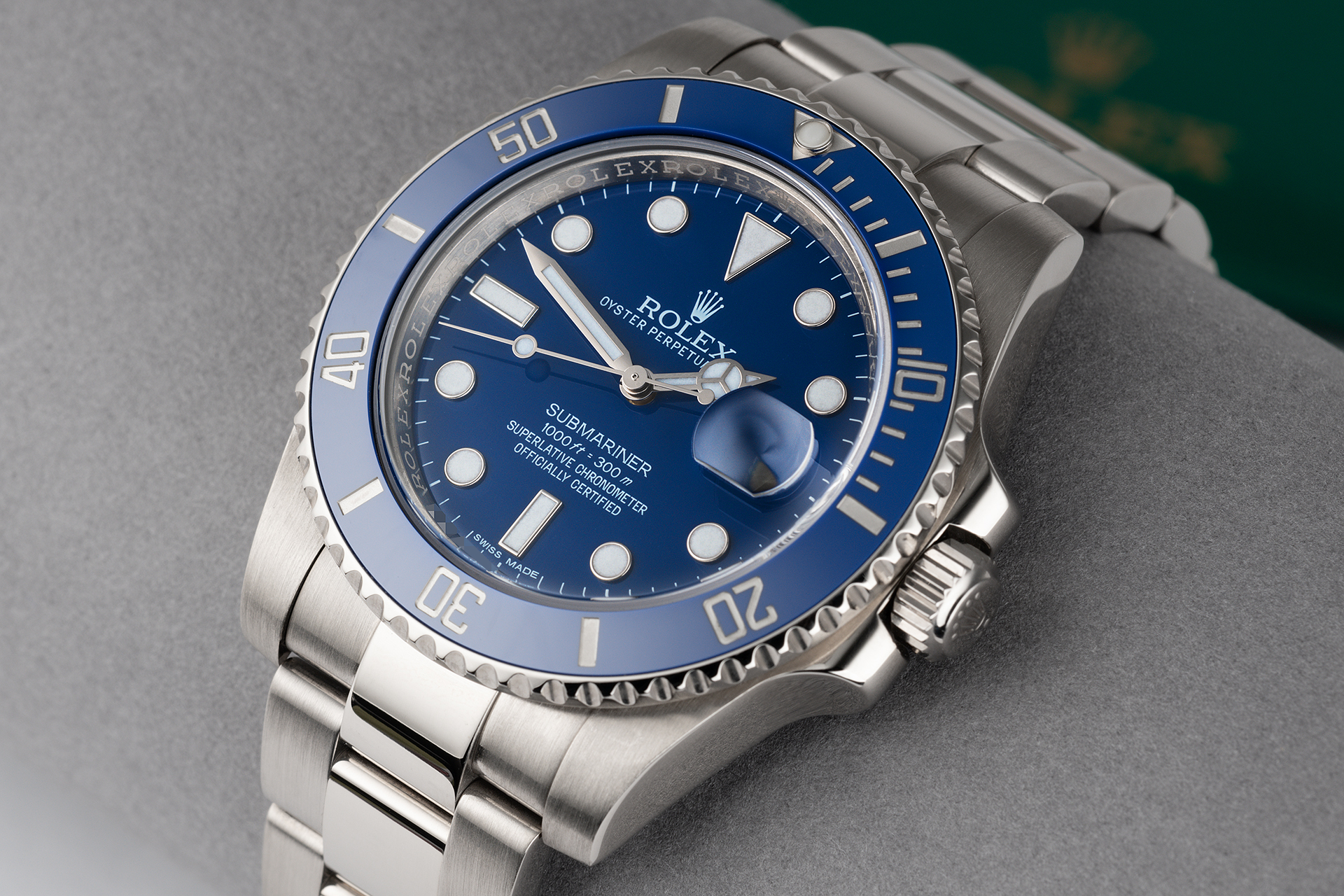 Rolex Submariner 116619LN-97209 Blue dial watch
