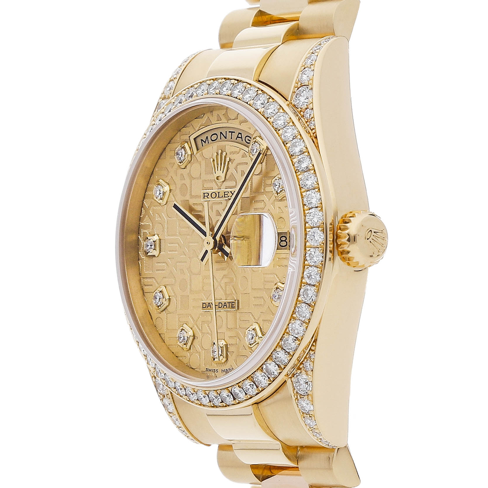 Rolex Super Clone Watch : Day-Date 118388 CHP JUB DIA PRS