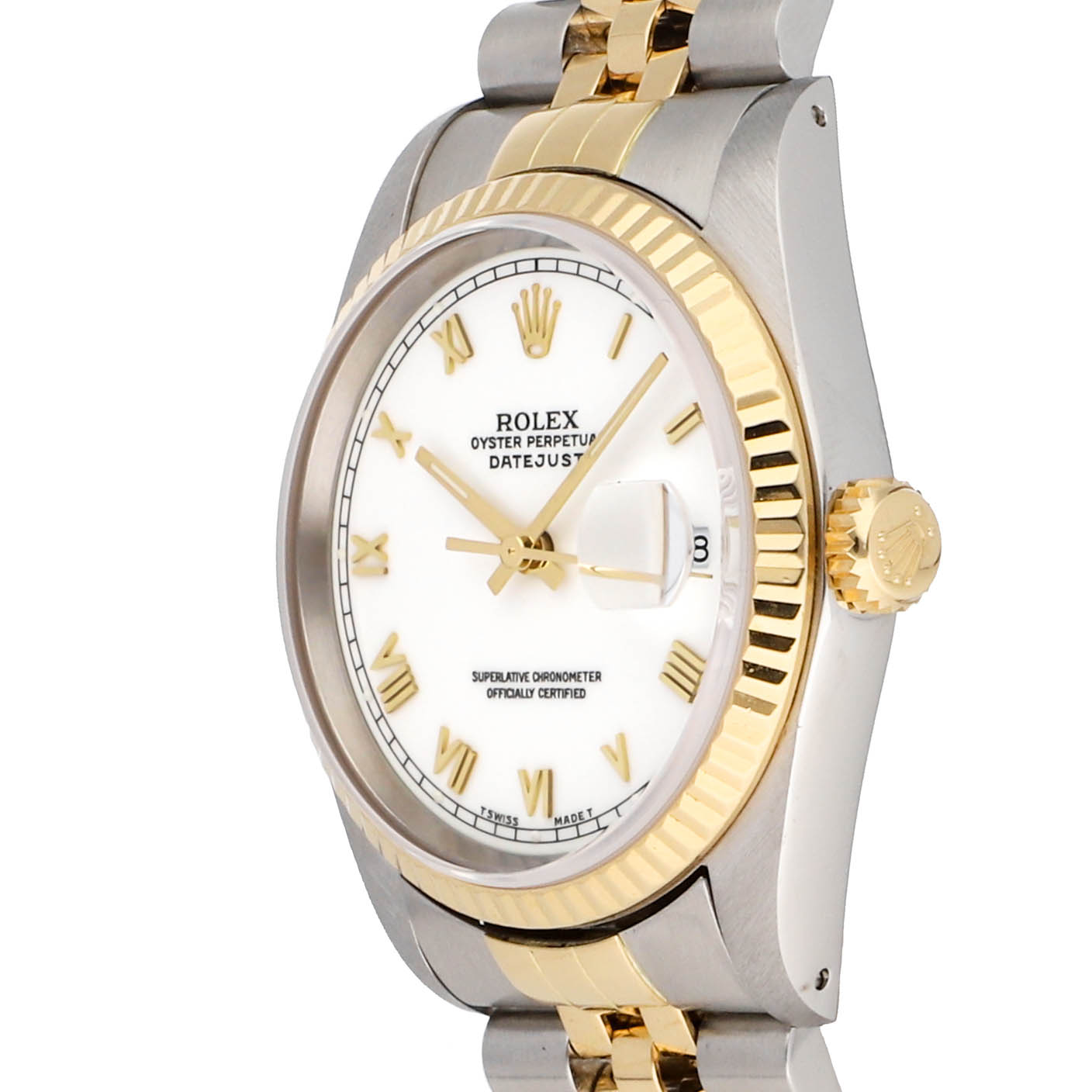 Rolex Super Clone Watch : Datejust 16233 WHT SM ROM JUB