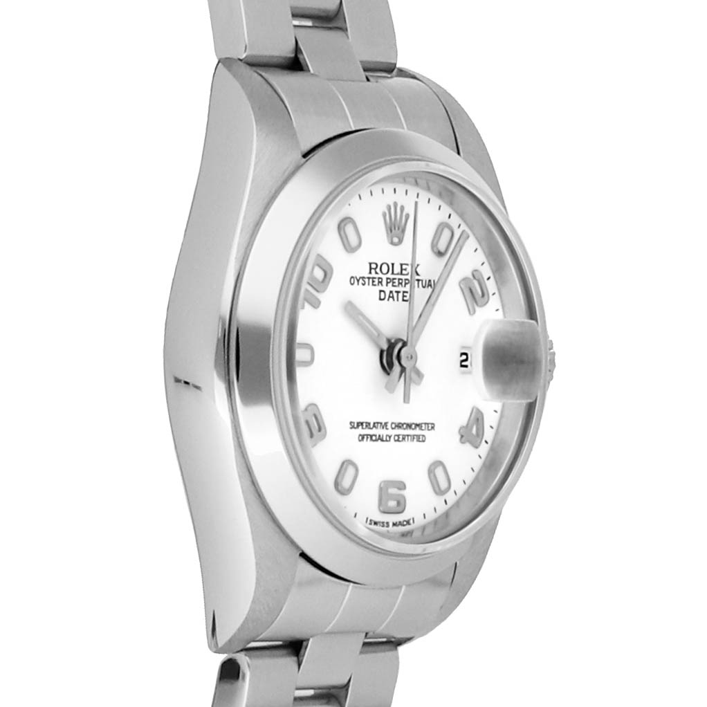 Rolex Super Clone Watch : Oyster Perpetual Date 79160 WHT AR IX OYS