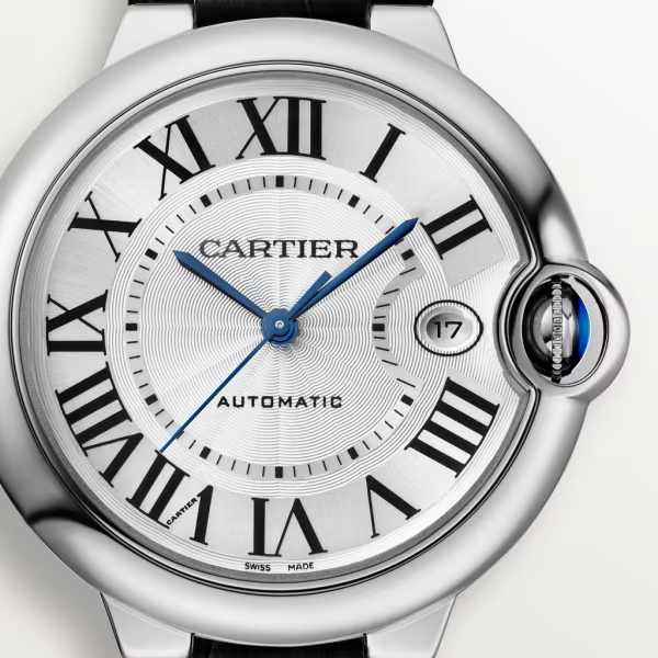 CARTIER BALLON BLEU Black Alligator Strap 40mm WSBB0039