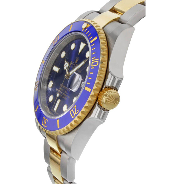 Rolex Submariner Date Two Tone Blue Dial Men's Watch 116613LB-0005