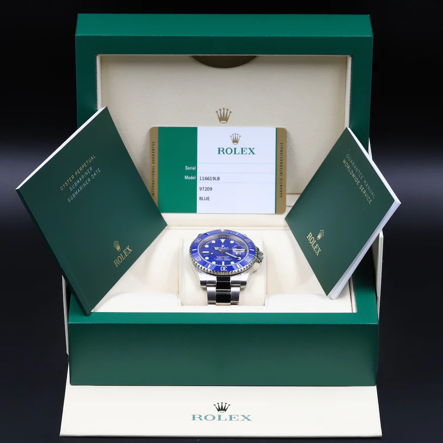 Rolex Submariner 116619LN-97209 Blue dial watch
