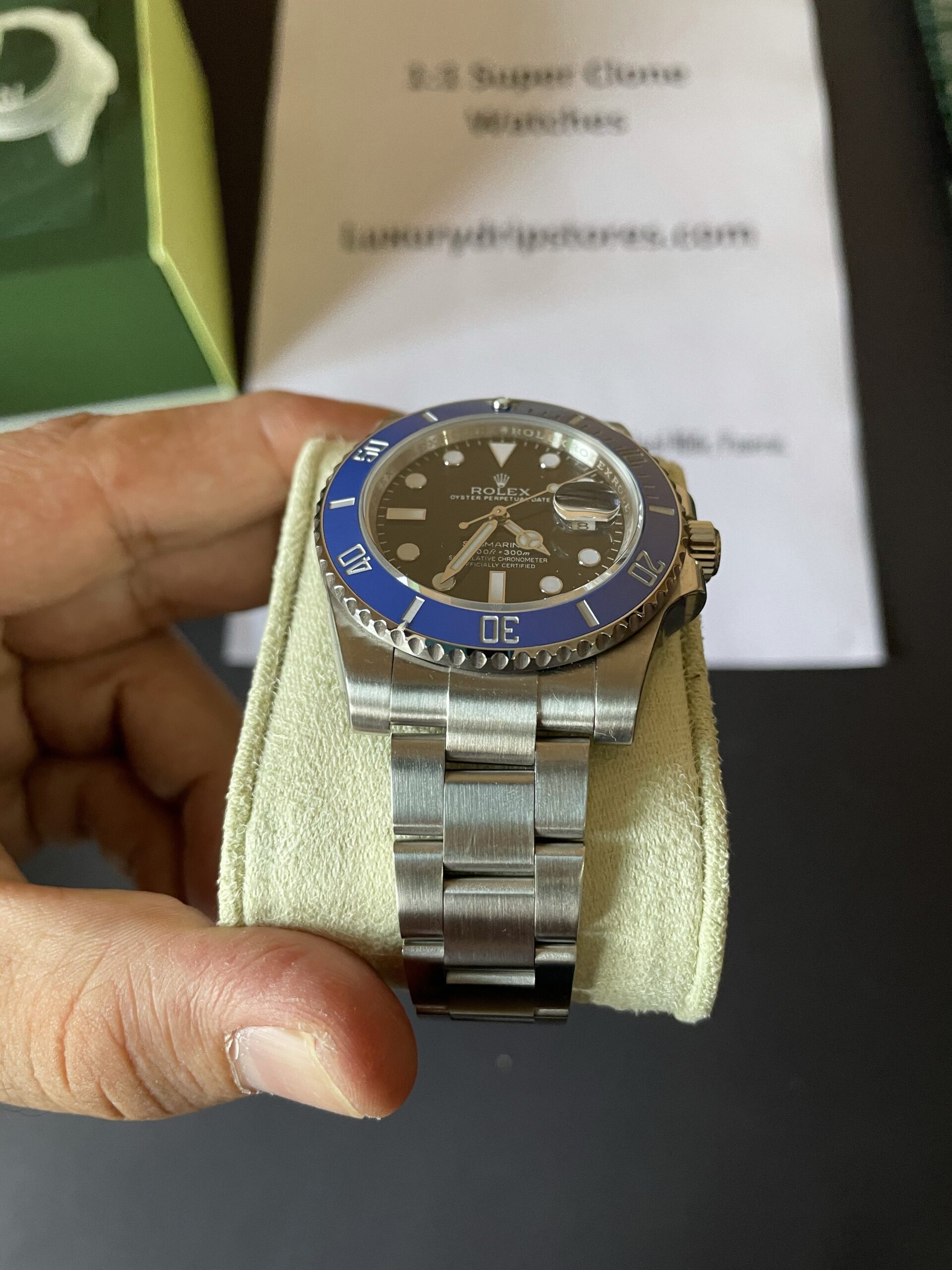 Rolex Submariner 126619LB Black Dial 3235 Blue Bezel Black DIal