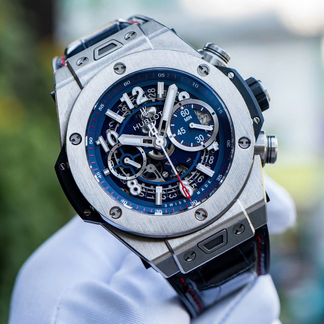 Hublot Transparent Blue Replica