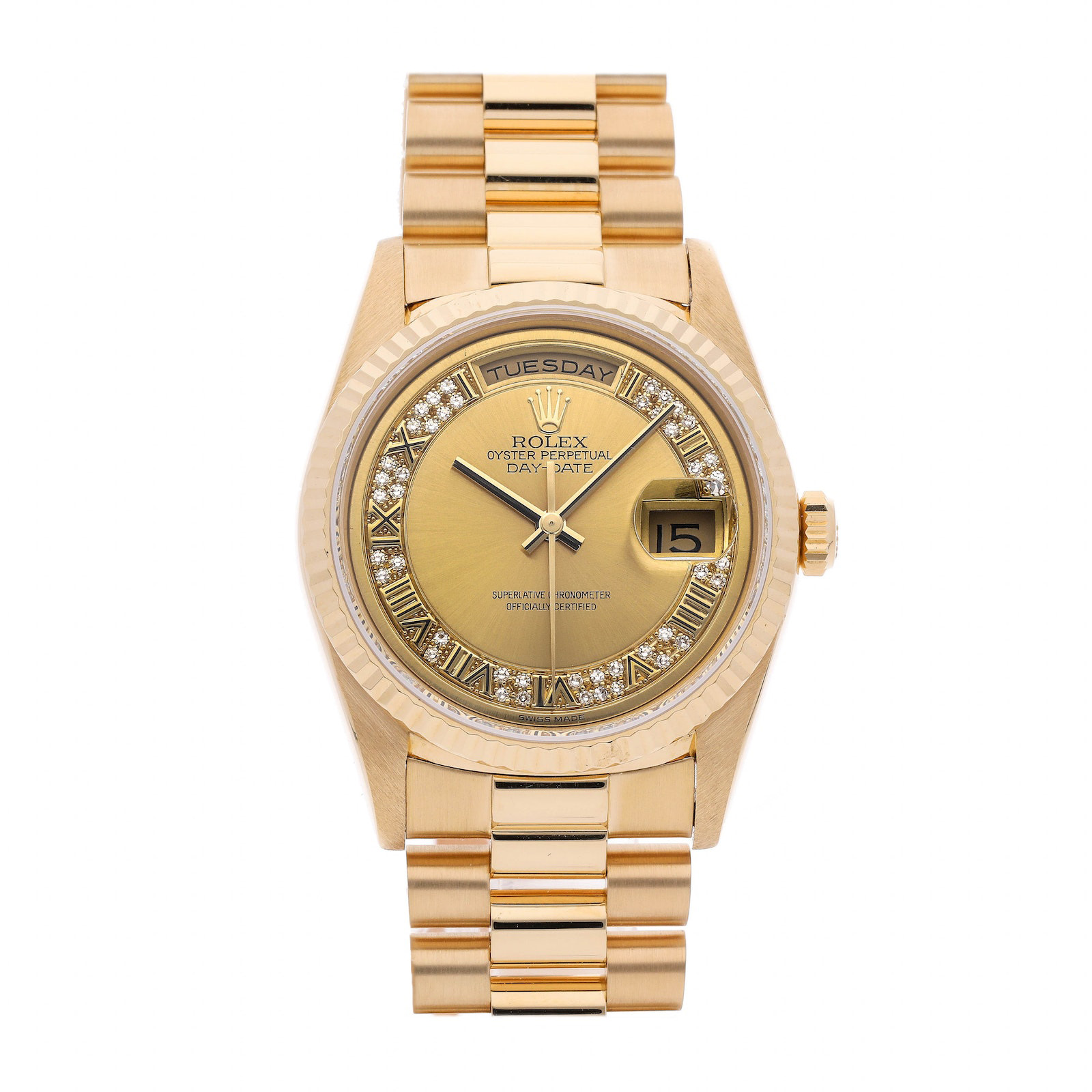 Rolex Super Clone Watch : Day-Date 18238 CHP MYR ROM PRS