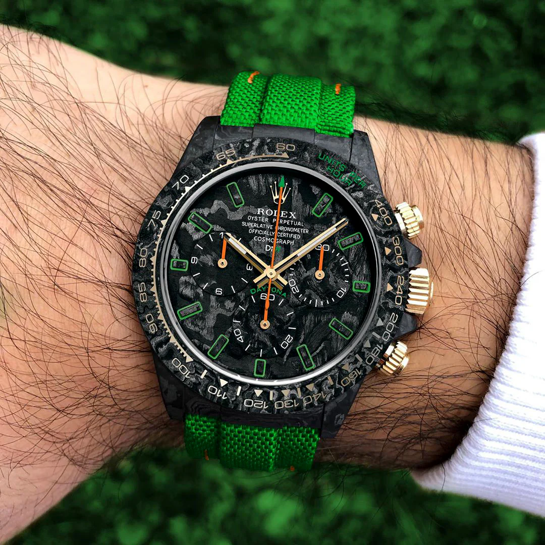 DiW Rolex Daytona “ALL CARBON LIME