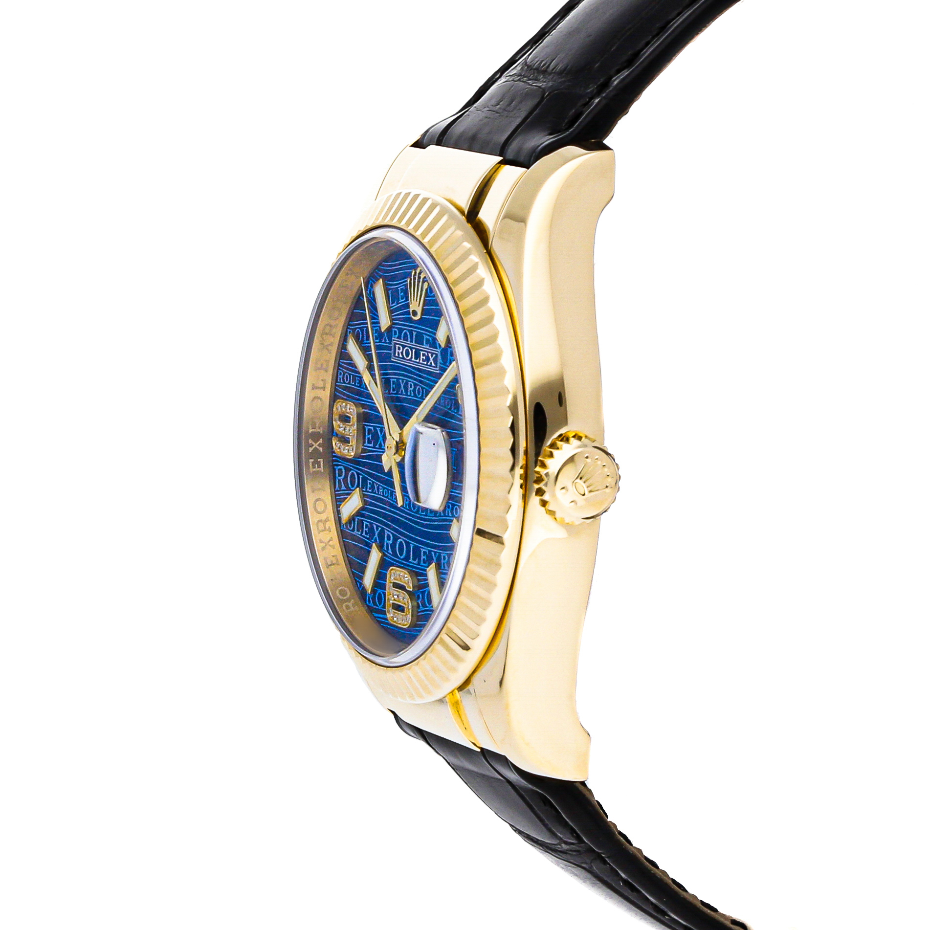 Rolex Super Clone Watch : Datejust 116138 BLU WAVE DB