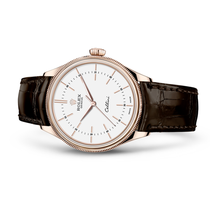 Rolex Cellini 39 mm 18 ct Everose gold polished finish m50505-0020