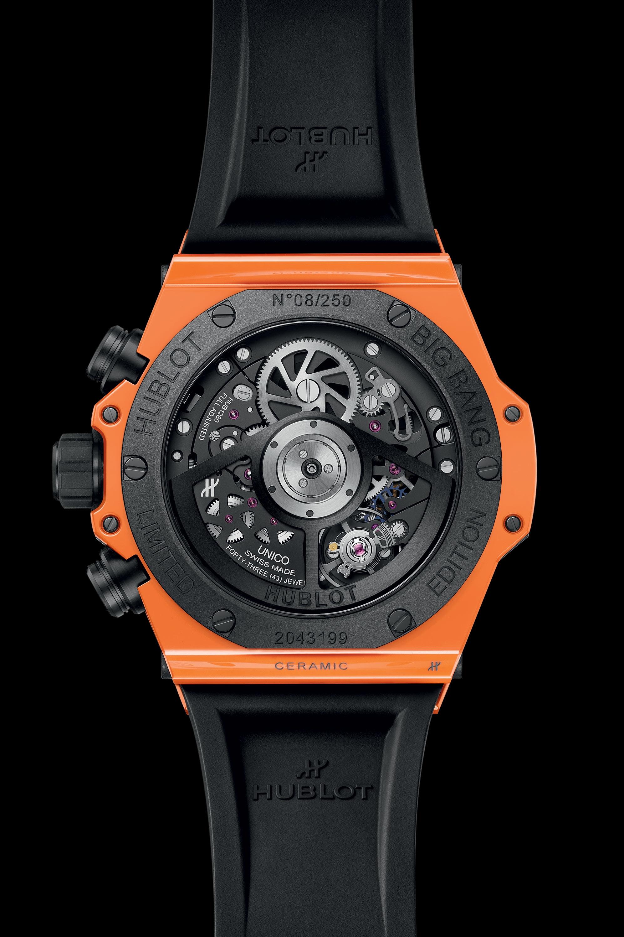 HUBLOT BIG BANG UNICO ORANGE CERAMIC 42MM