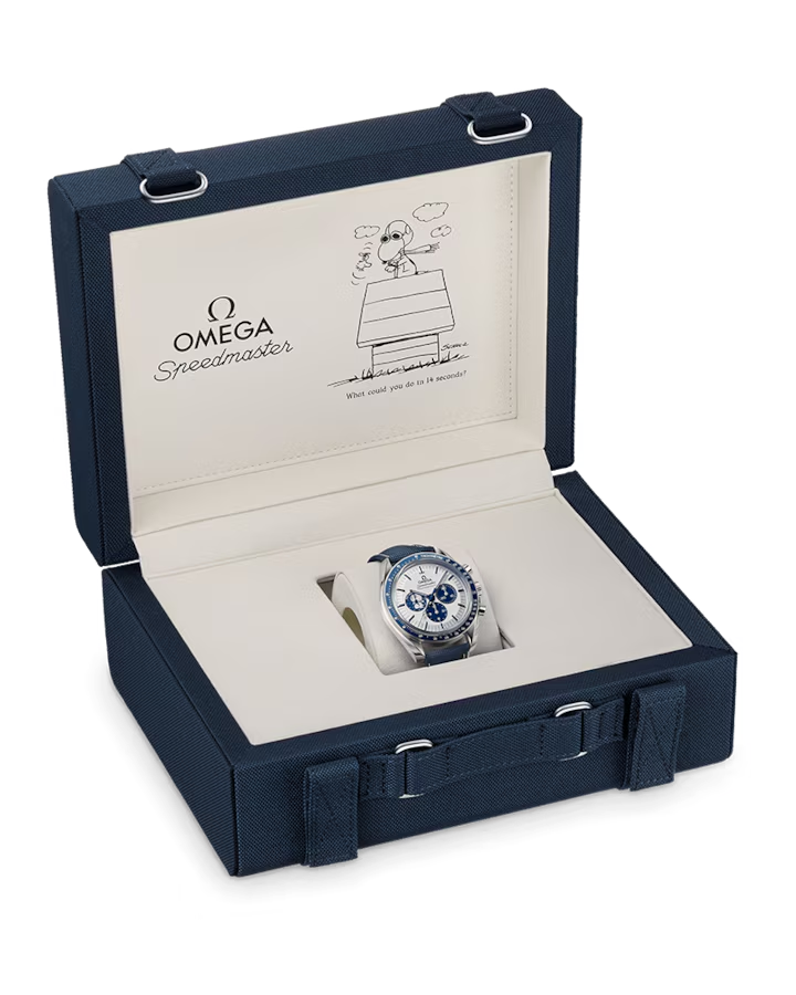 Omega Seamster Silver Snoopy Award 50 Anniversary Limited Swiss ETA Automatic Mens Watch