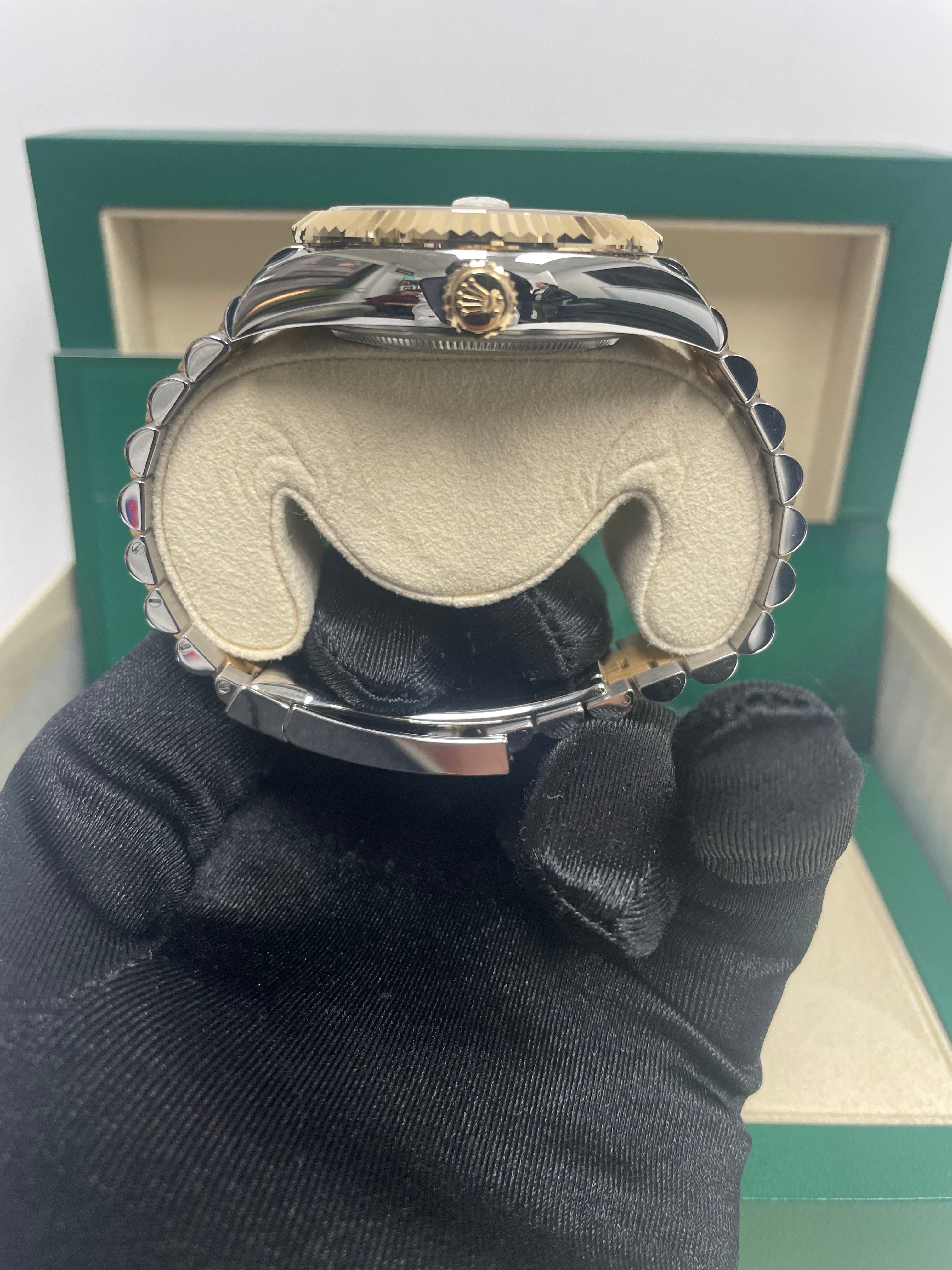 Rolex Sky-Dweller Two-Tone Stainless Steel - Yellow Gold Champagne Index Dial -Jubilee Bracelet (Ref# 326933)