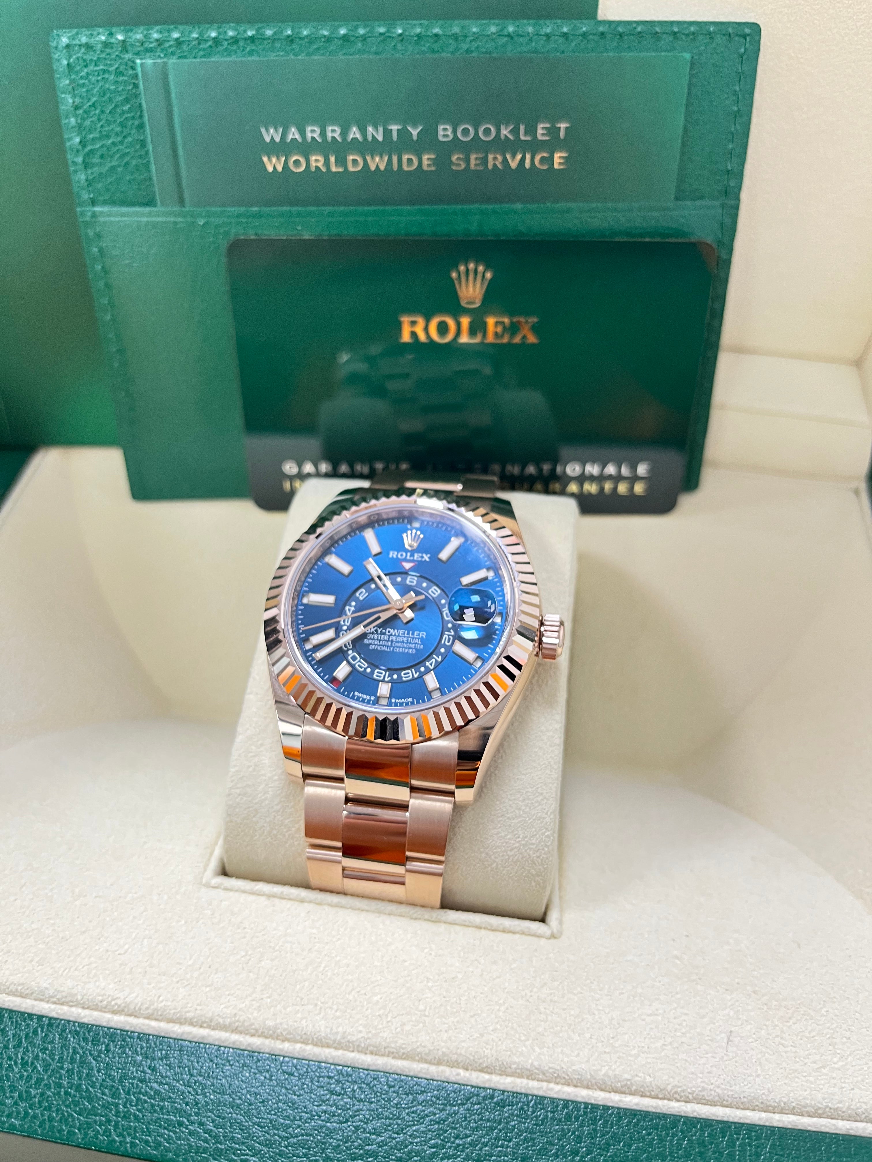 Rolex Sky-Dweller Blue Dial 336935 Rolex Oyster Bracelet New 2023 336935