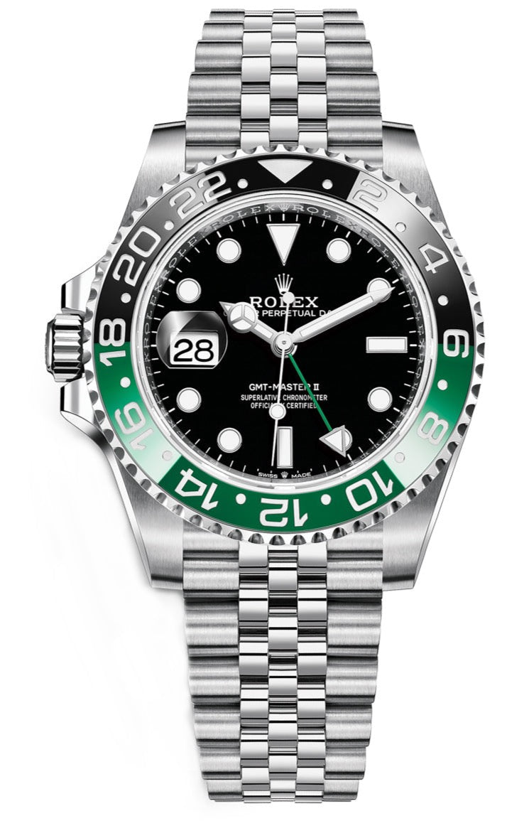 Rolex GMT-Master II With A Green And Black Bezel SPRITE (Reference # 126720VTNR)