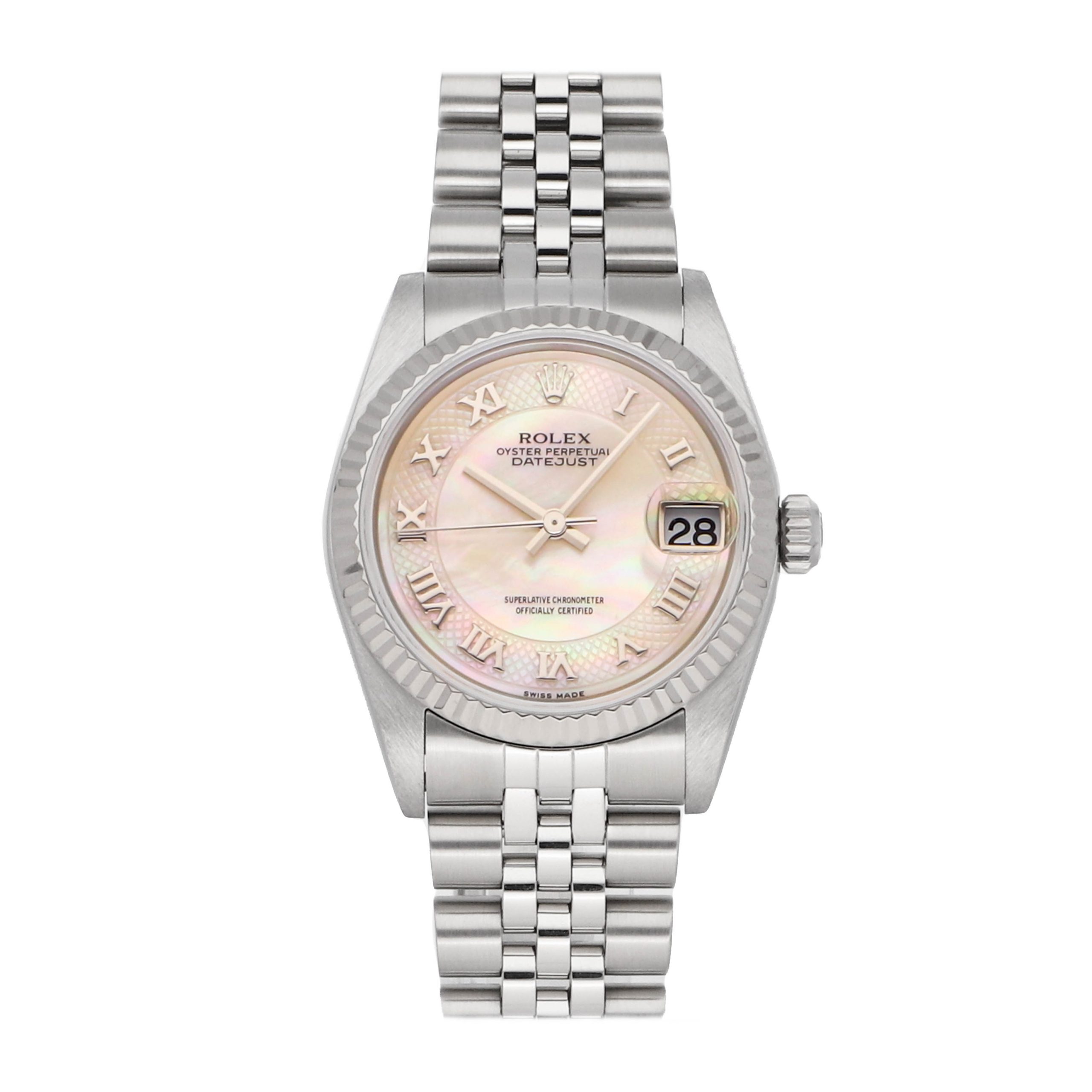 Rolex Super Clone Watch : Datejust 78274 PNK MOP ROM JUB