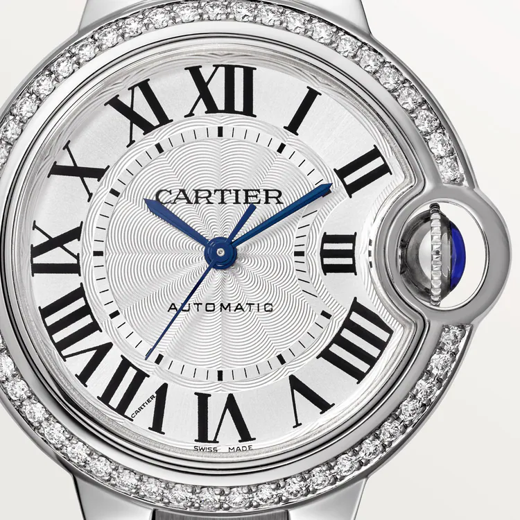 CARTIER BALLON BLEU Diamond Watch 33mm W4BB0023
