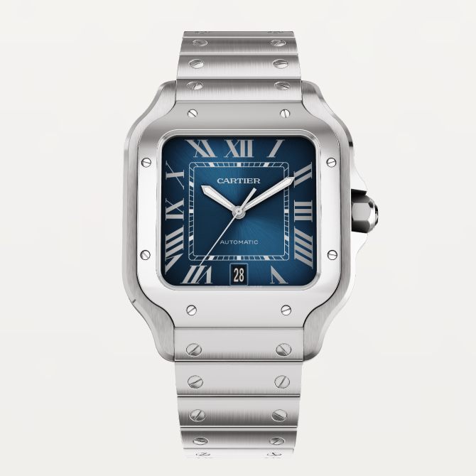 CARTIER SANTOS BLUE Large Model 39.8mm WSSA0030