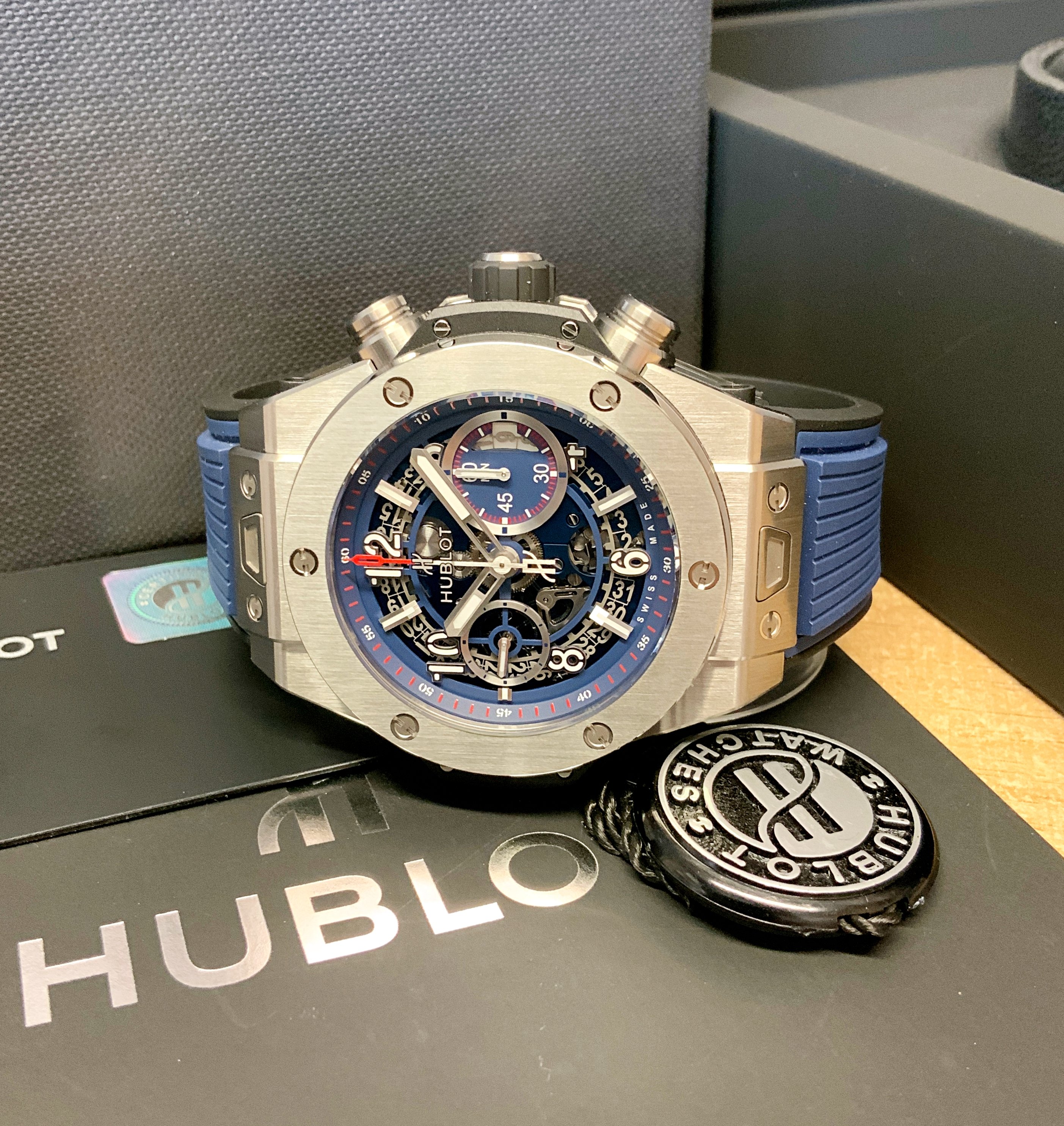 Hublot Transparent Blue Replica