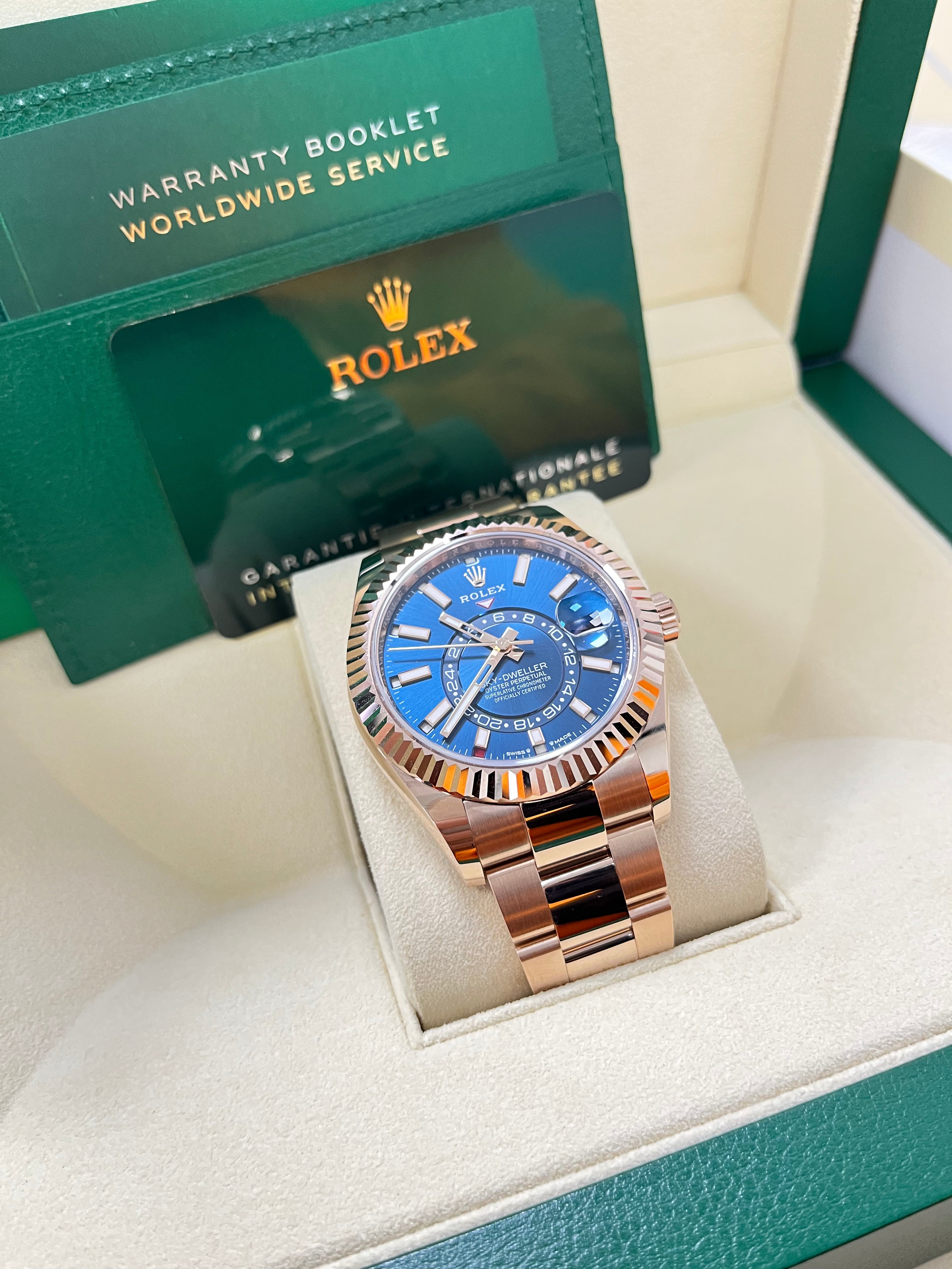 Rolex Sky-Dweller Blue Dial 336935 Rolex Oyster Bracelet New 2023 336935