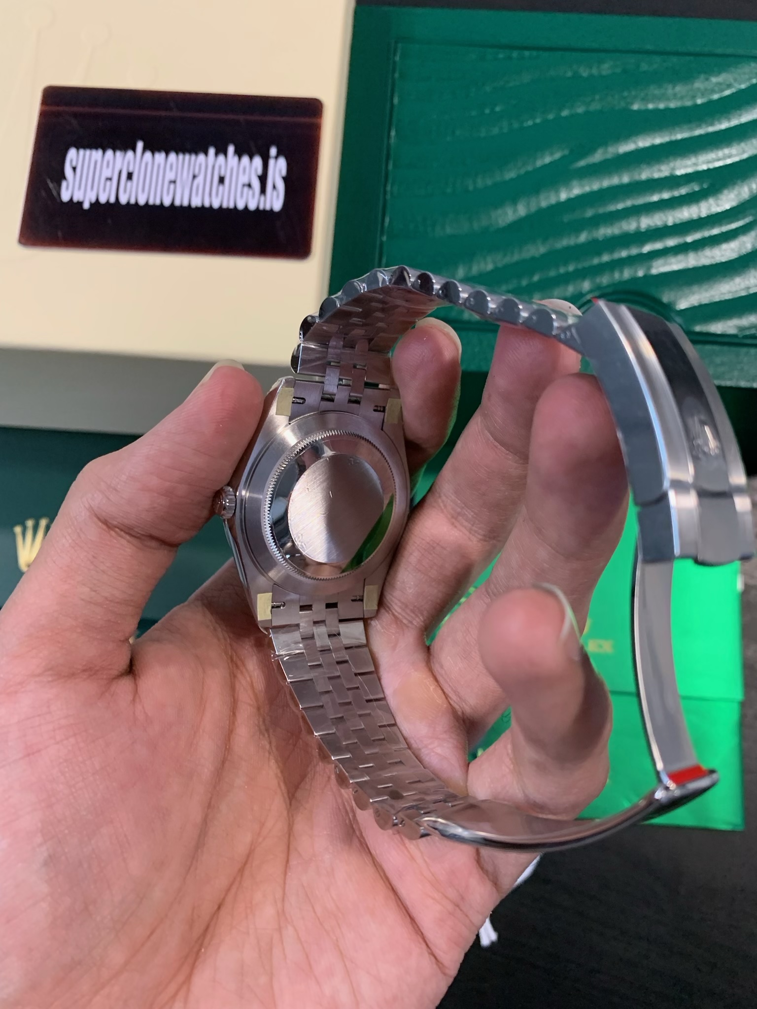 Rolex Datejust 126334 Black Face 904L Stainless Steel Swiss 3235 Clone