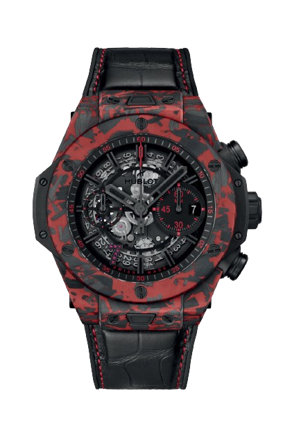HUBLOT BIG BANG UNICO RED CARBON LAS VEGAS BOUTIQUE 44MM