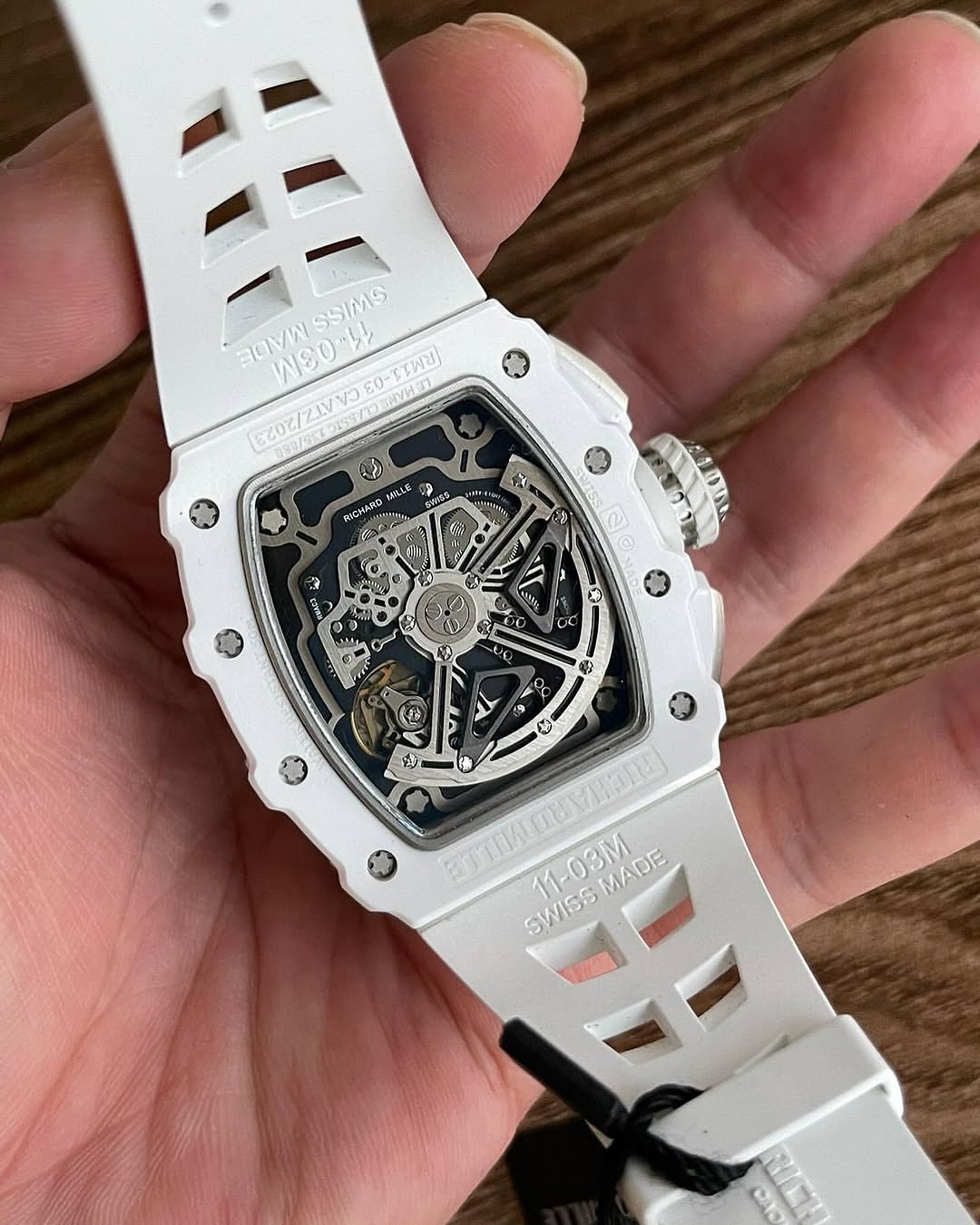 Richard Mille RM11-03 Titanium White Replica