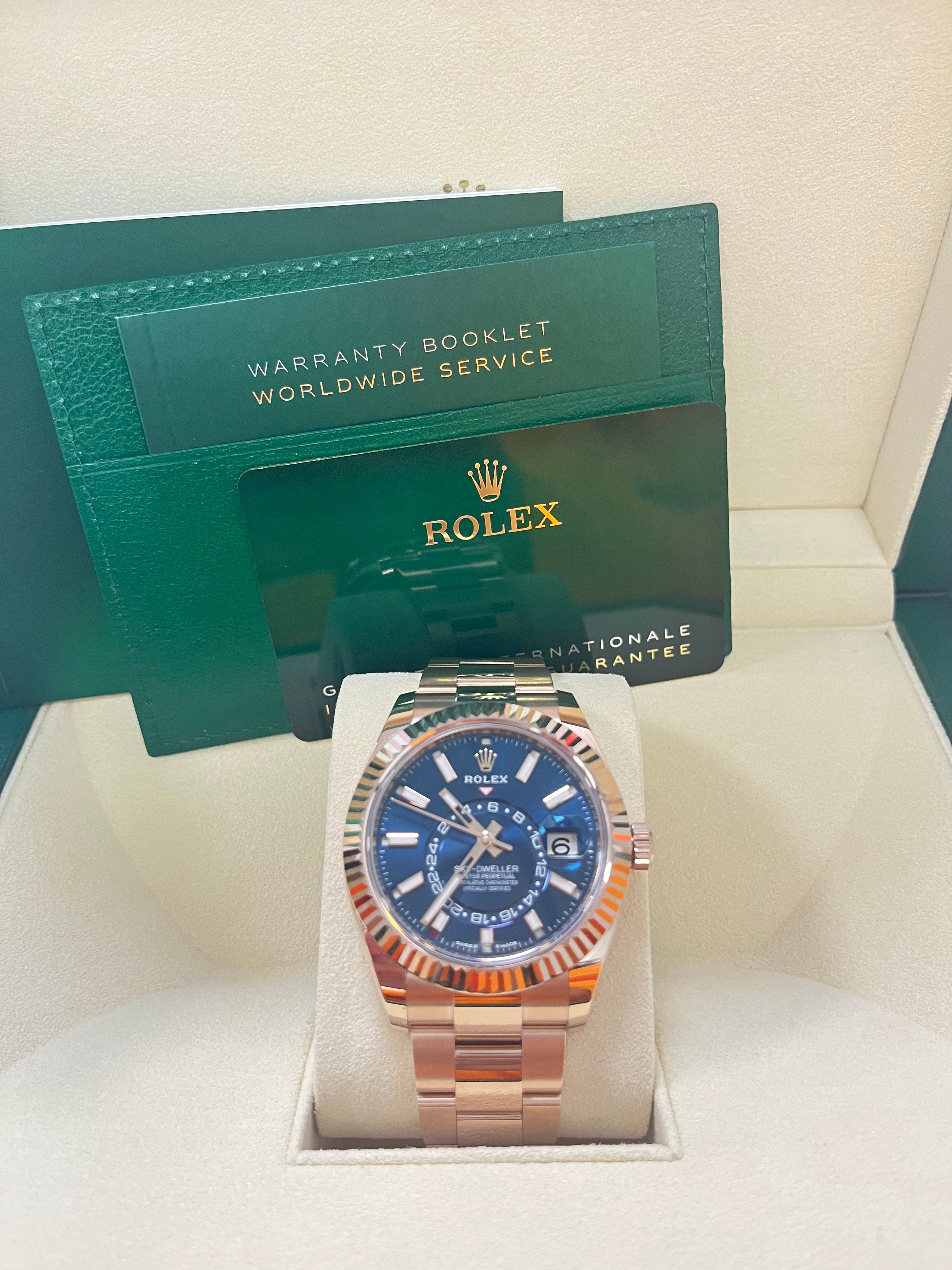 Rolex Sky-Dweller Blue Dial 336935 Rolex Oyster Bracelet New 2023 336935