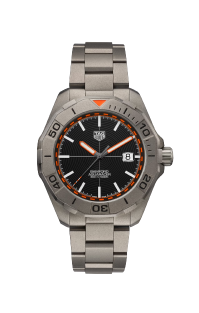 LIMITED EDITION TAG HEUER AQUARACER BAMFORD Automatic Watch, 43 mm, Titanium WAY208F.BF0638