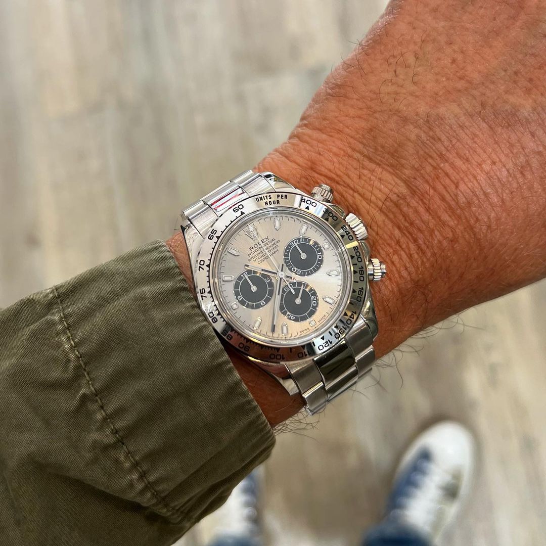 Rolex White Gold Daytona 116509 Steel and Black