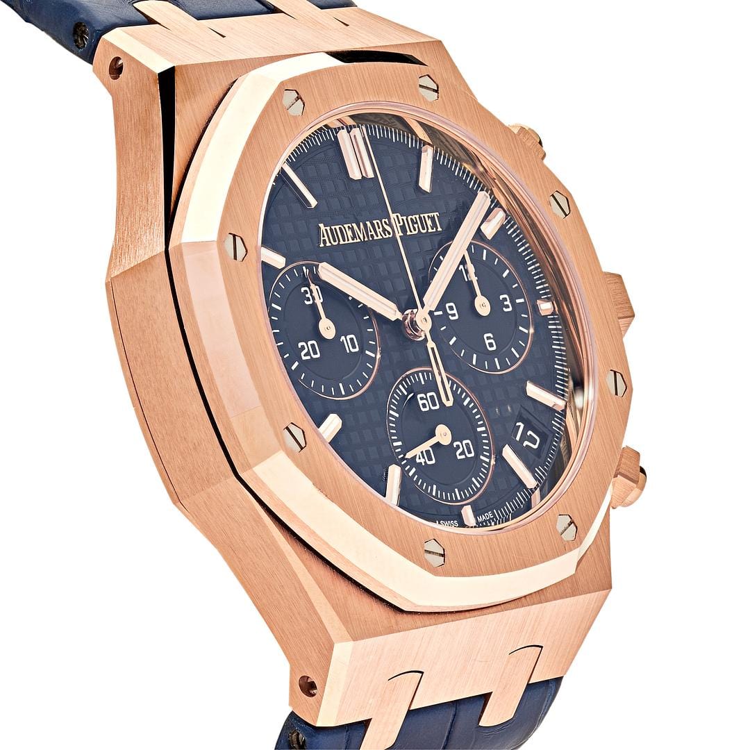 Audemars Piguet Blue Leather 26240OR.OO.D315CR.01 Replica