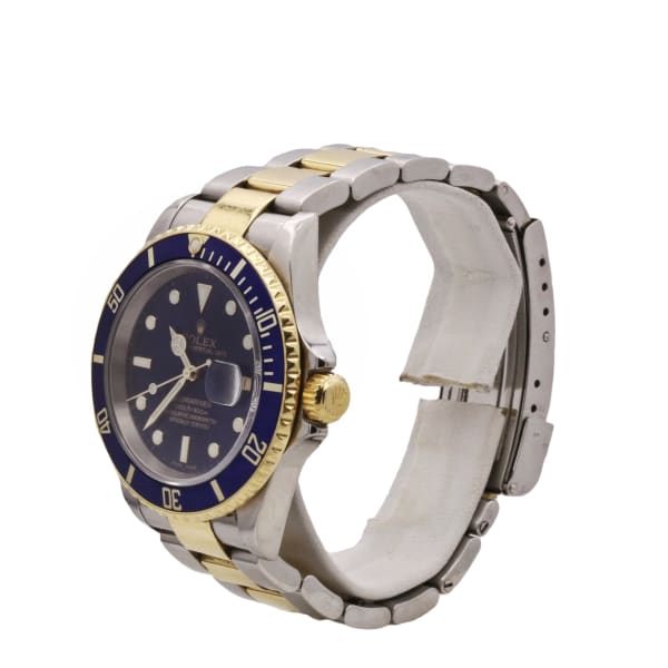 Rolex Submariner, 40mm, 18k Yellow Gold and Stainless Steel, Blue Dial, 16613