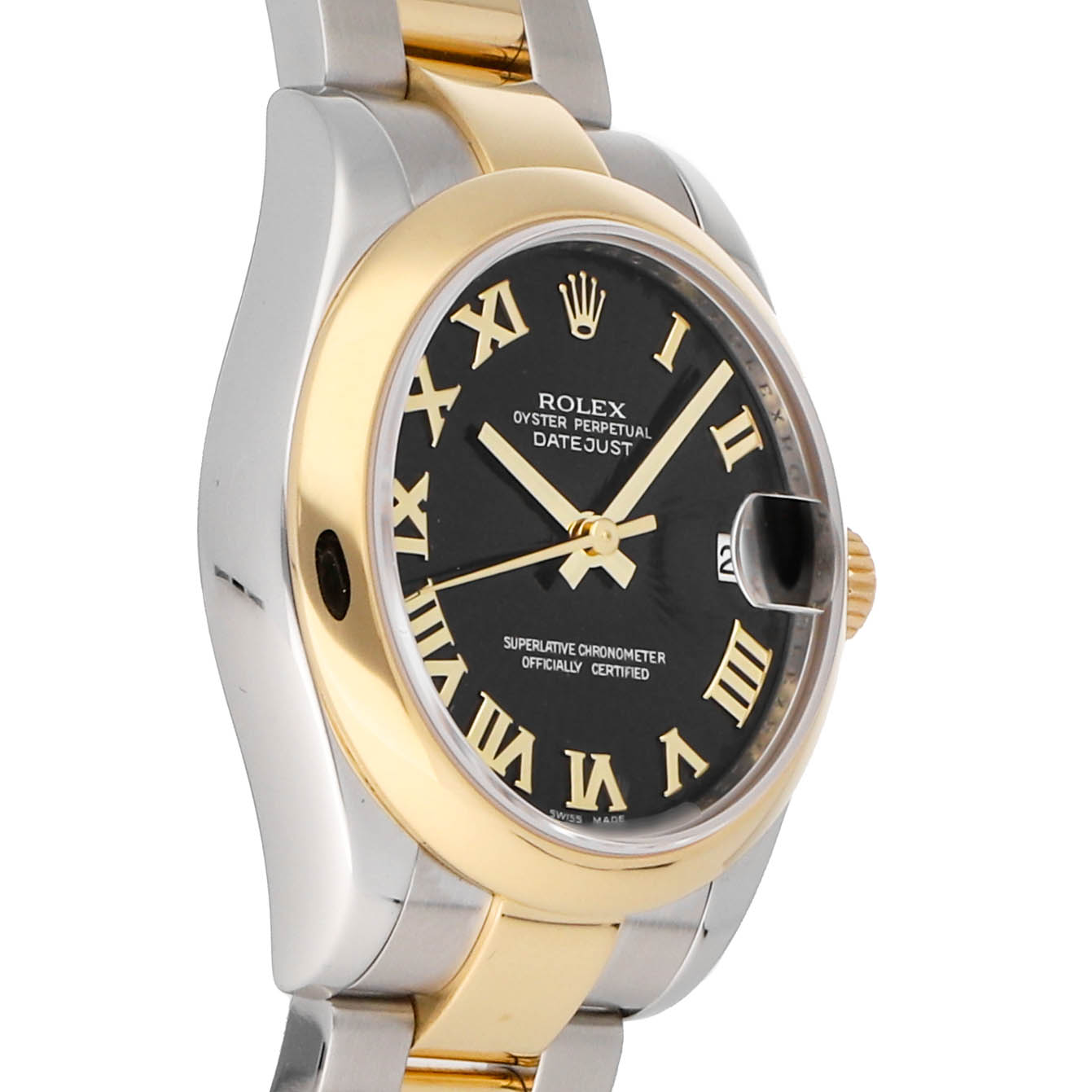 Rolex Super Clone Watch : Datejust 178243 BLK SUN ROM OYS