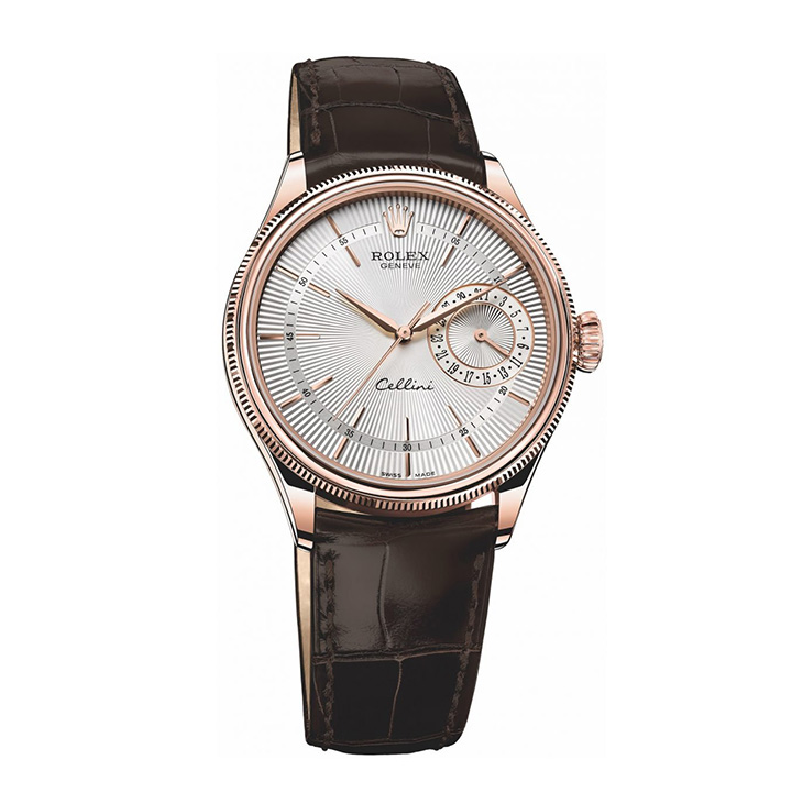 ROLEX CELLINI DATE 39 mm 18 ct Everose gold polished finish M50515-0008