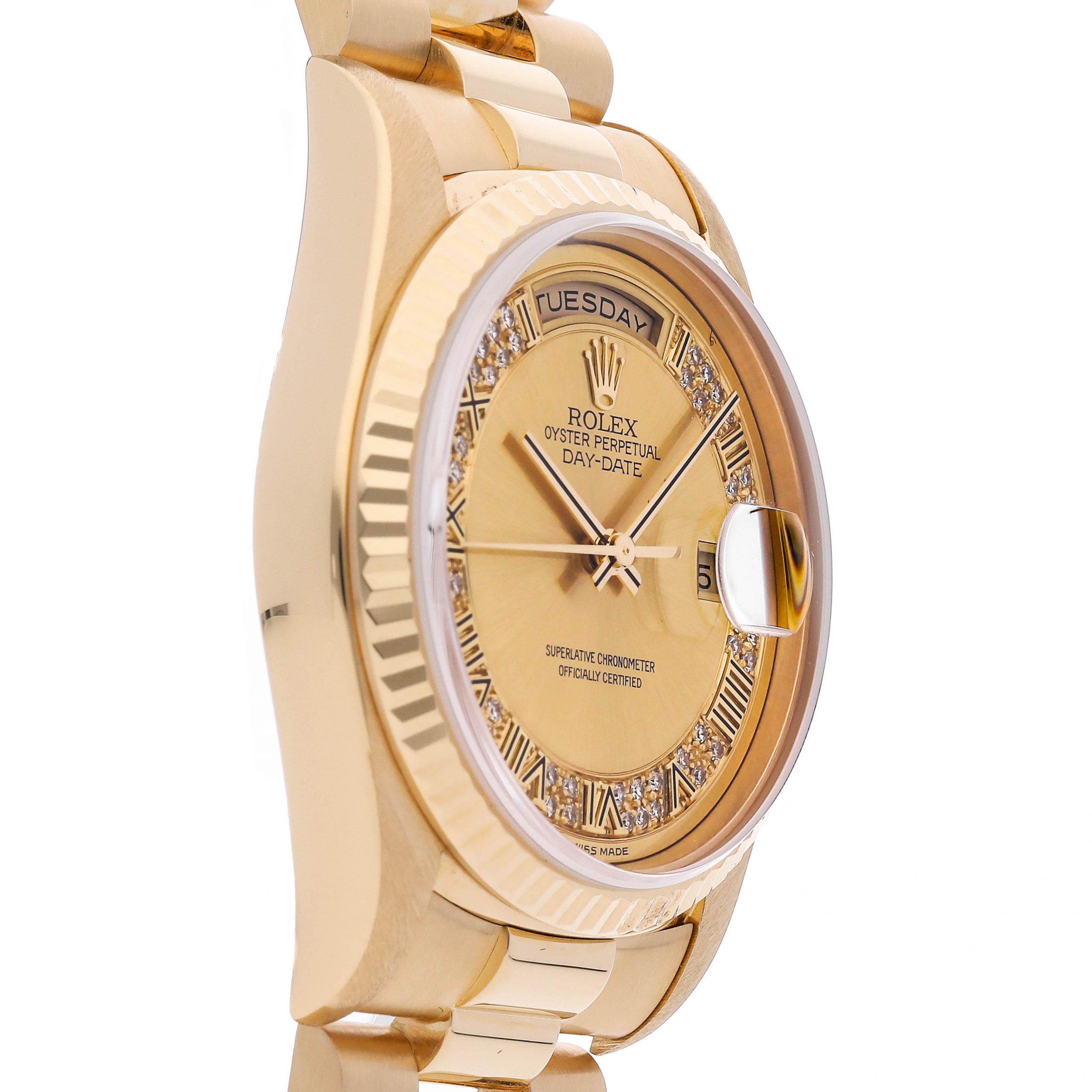 Rolex Super Clone Watch : Day-Date 18238 CHP MYR ROM PRS