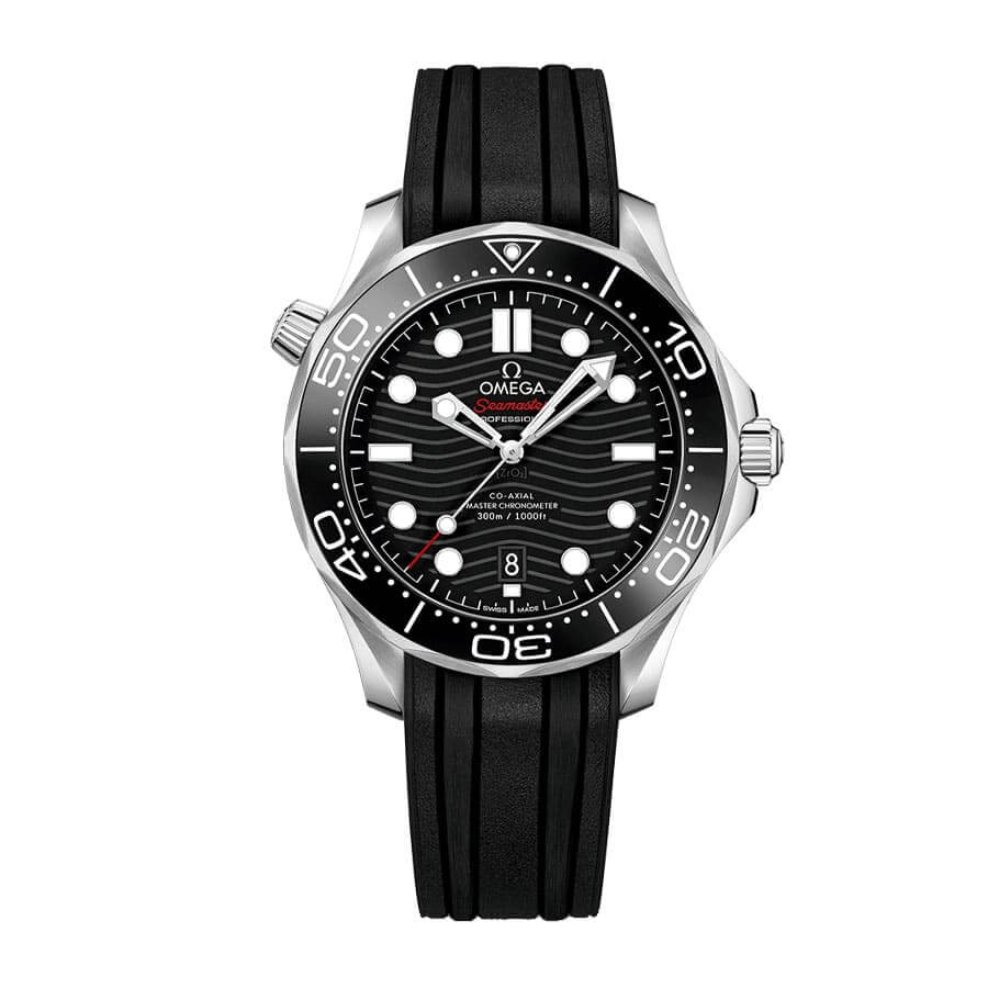 Omega Seamaster Diver 300m 42mm Black on Rubber